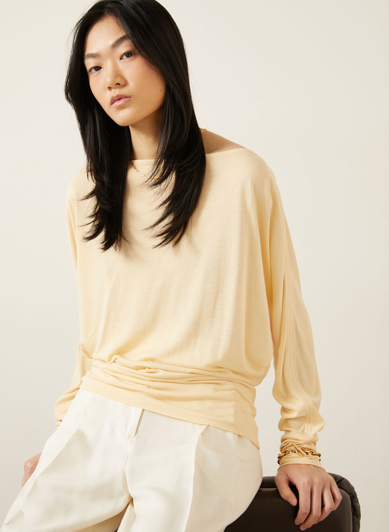 TOTEME Long-sleeve: YELLOW