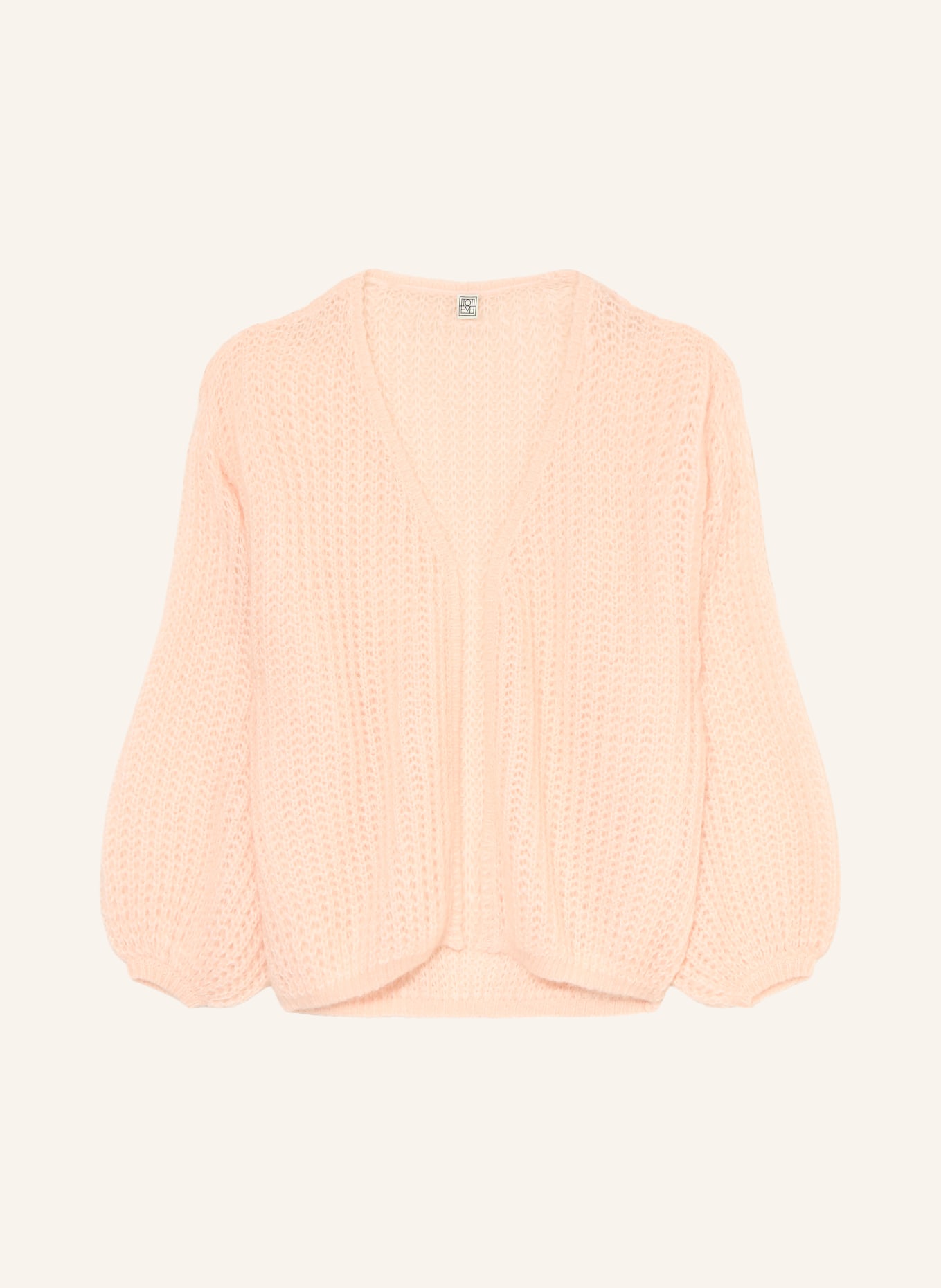 TOTEME Knitted cover with mohair: LIGHT PINK