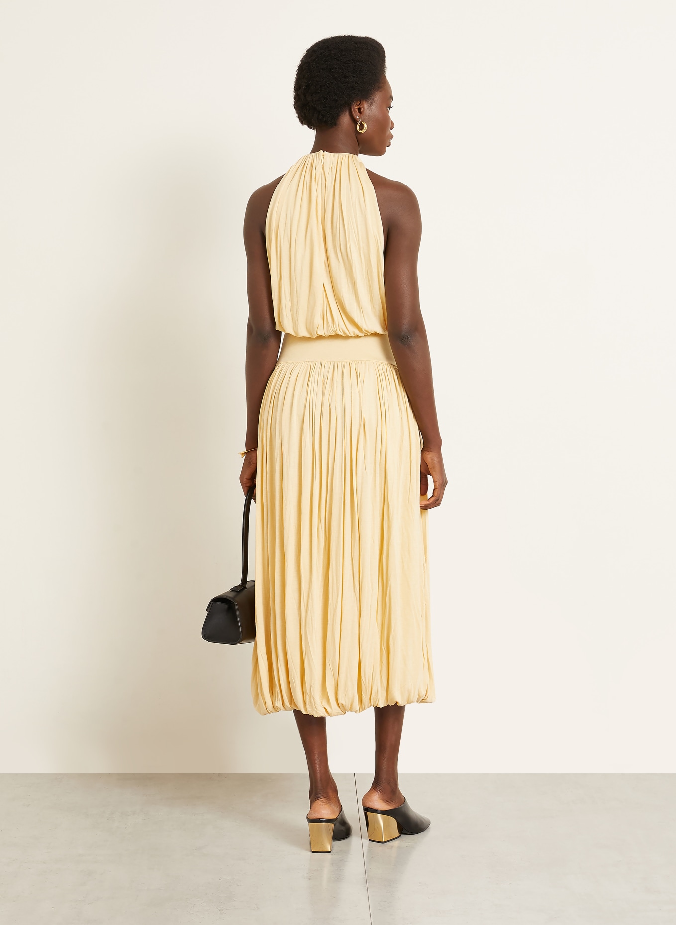 TOTEME Kleid: HELLGELB