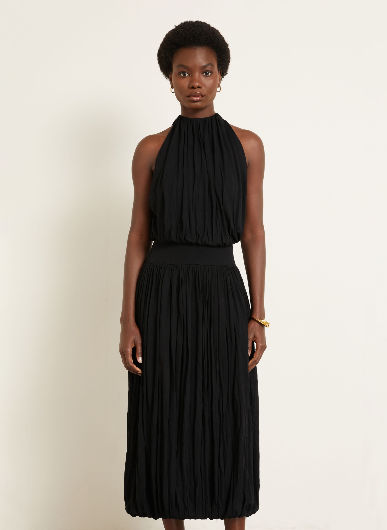 TOTEME Kleid: SCHWARZ