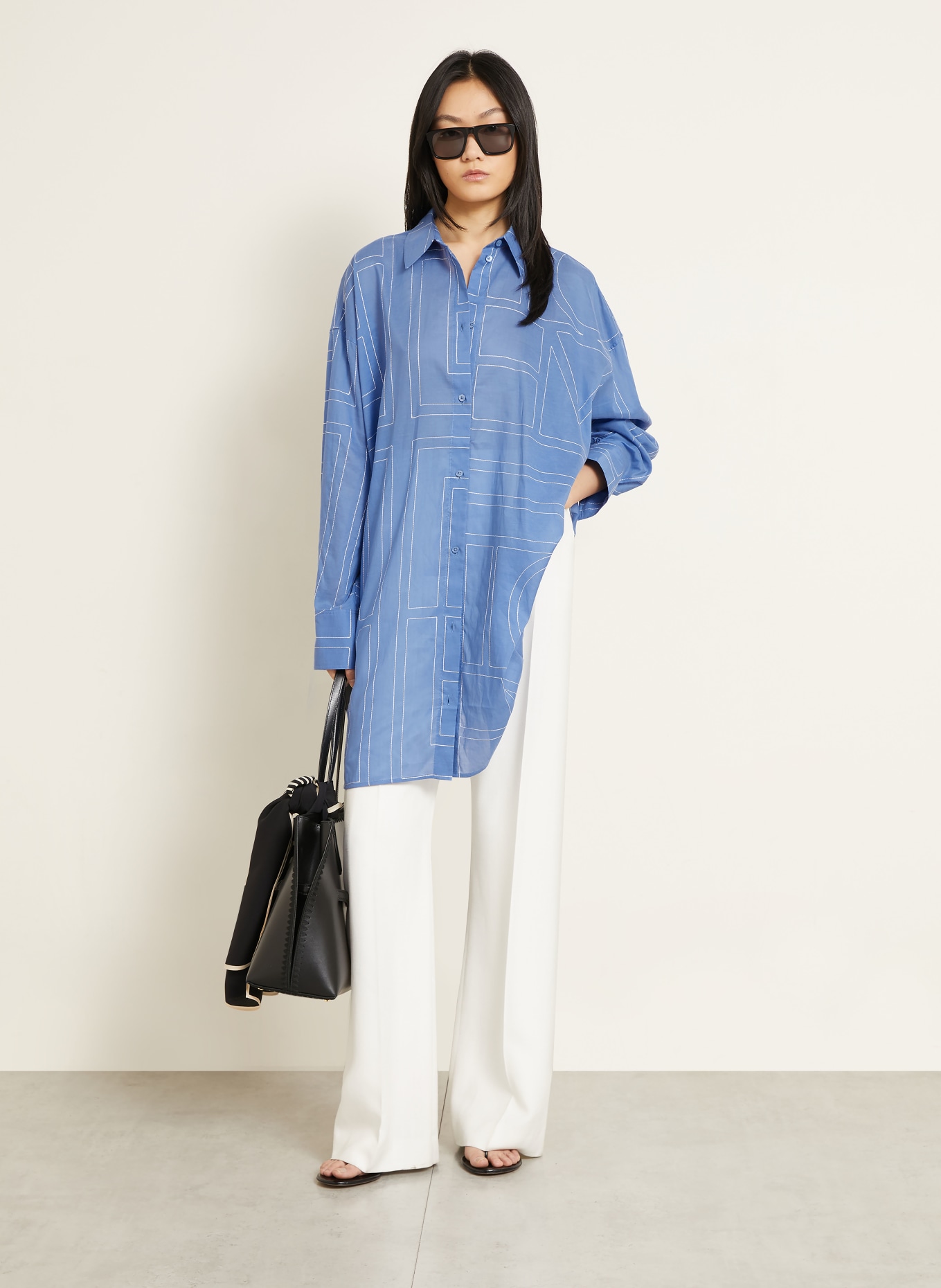 TOTEME chemise: BLEU