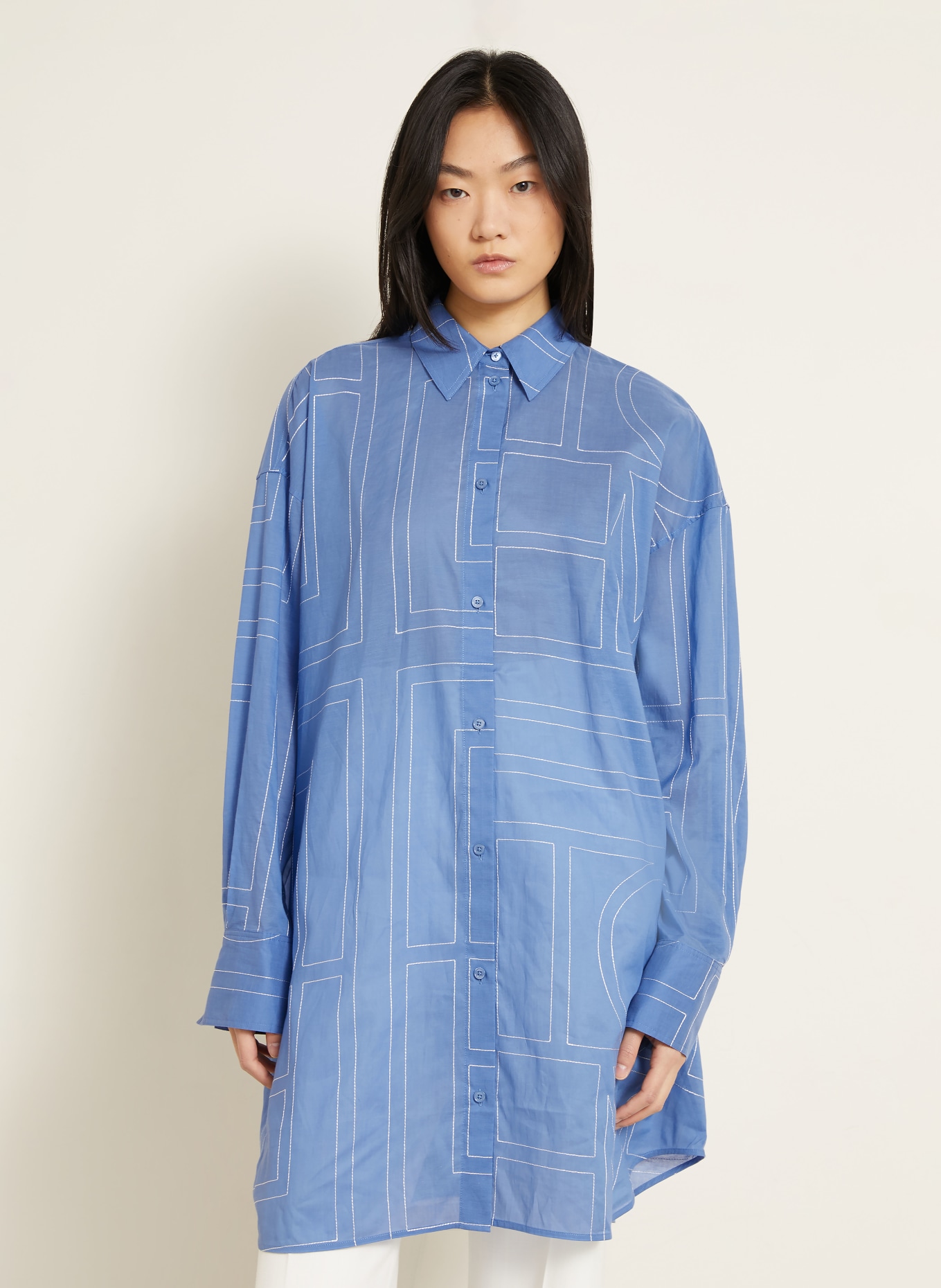 TOTEME chemise: BLEU