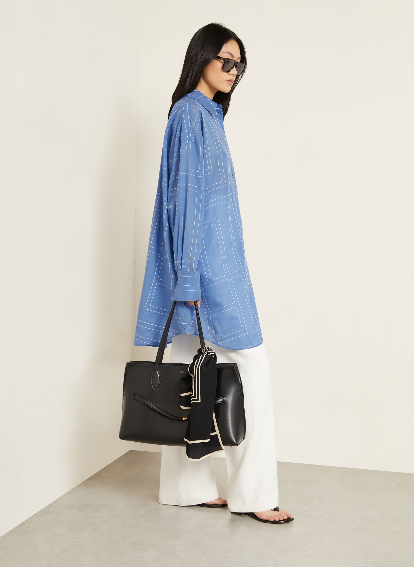 TOTEME chemise: BLEU