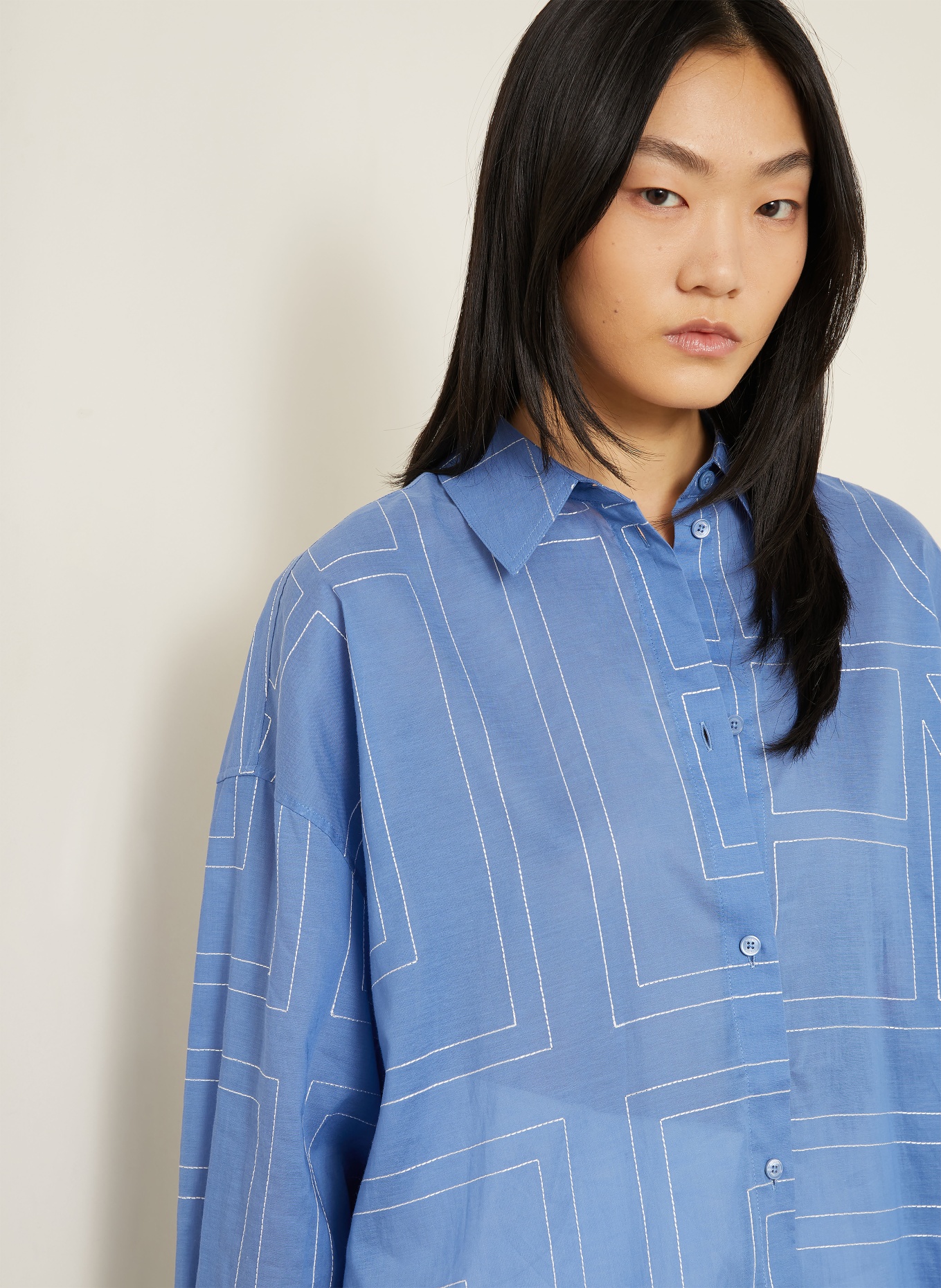 TOTEME chemise: BLEU