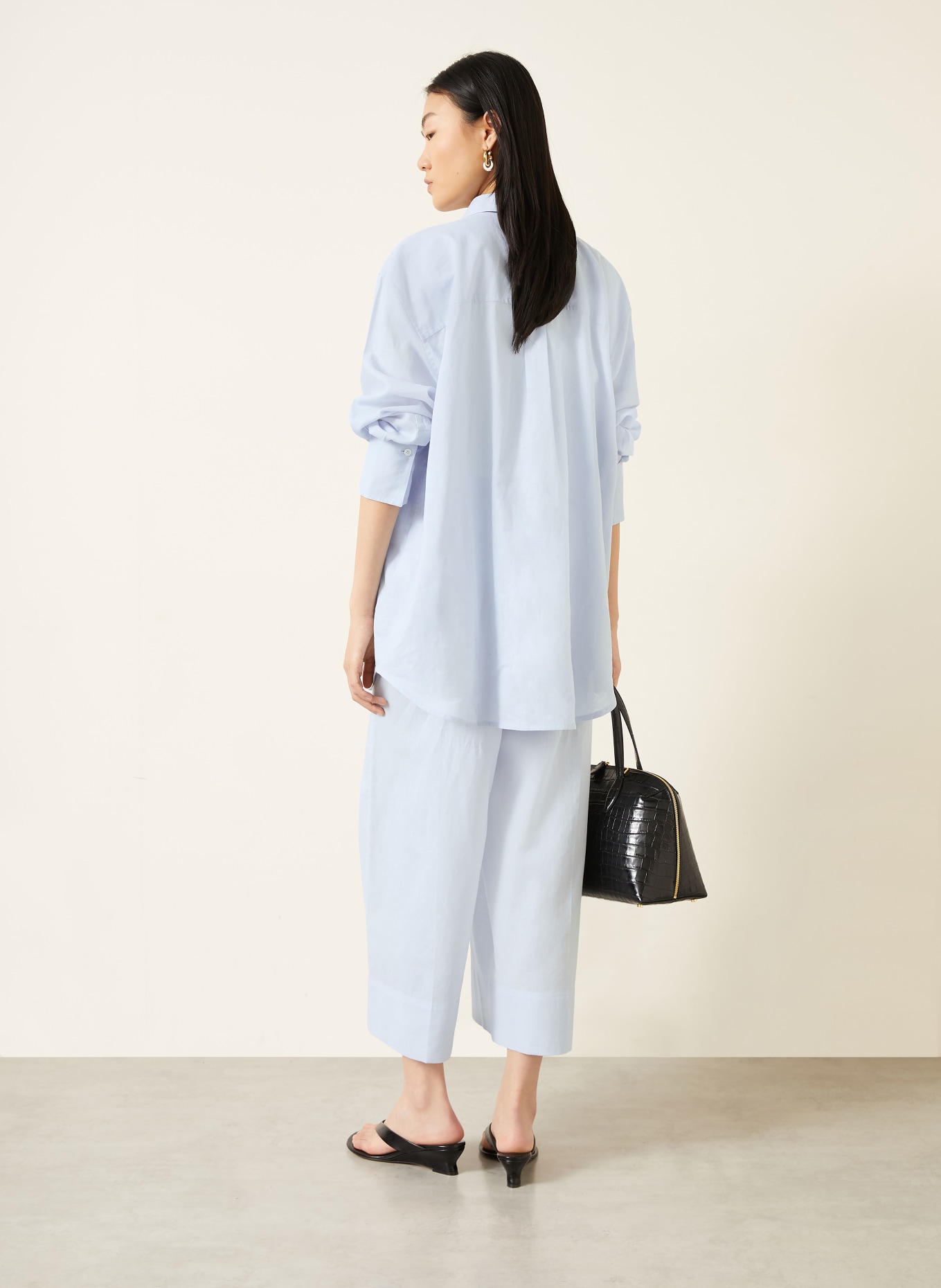 TOTEME Culottes: LIGHT BLUE