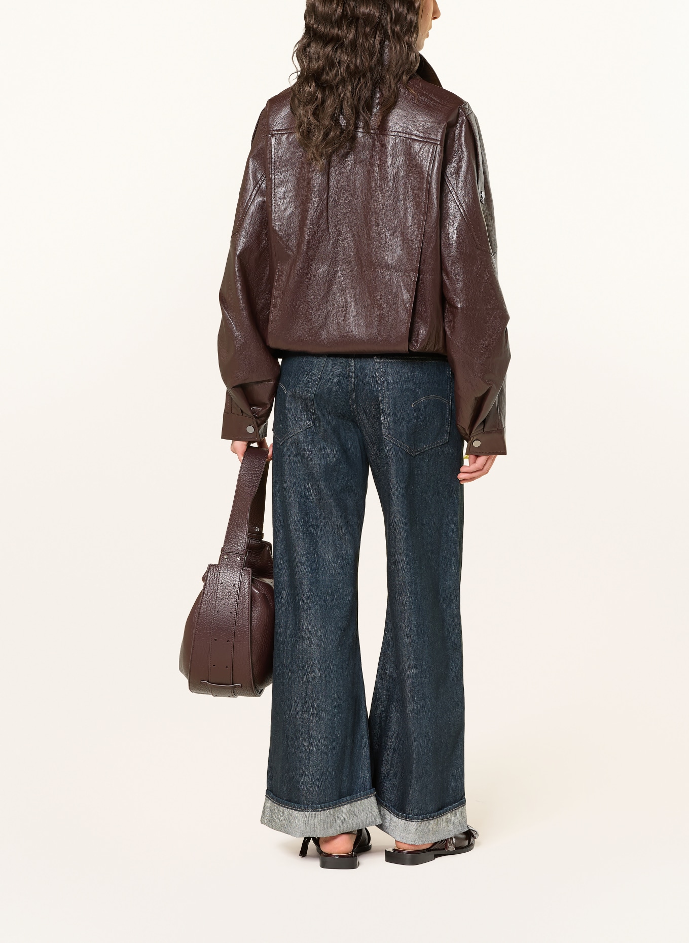 G-Star Wide Leg Jeans ROXX: D926 neo raw denim