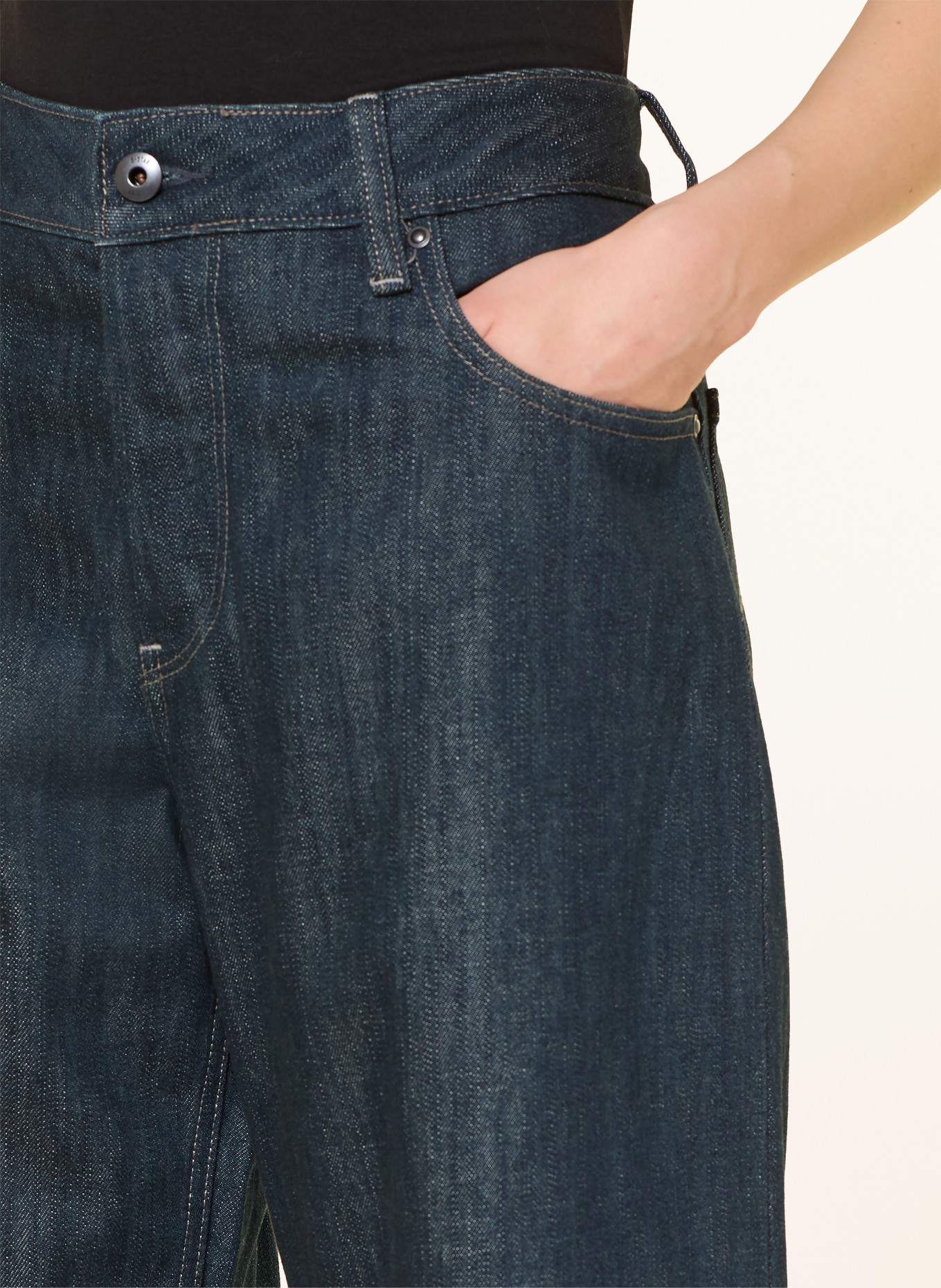 G-Star Wide Leg Jeans ROXX: D926 neo raw denim