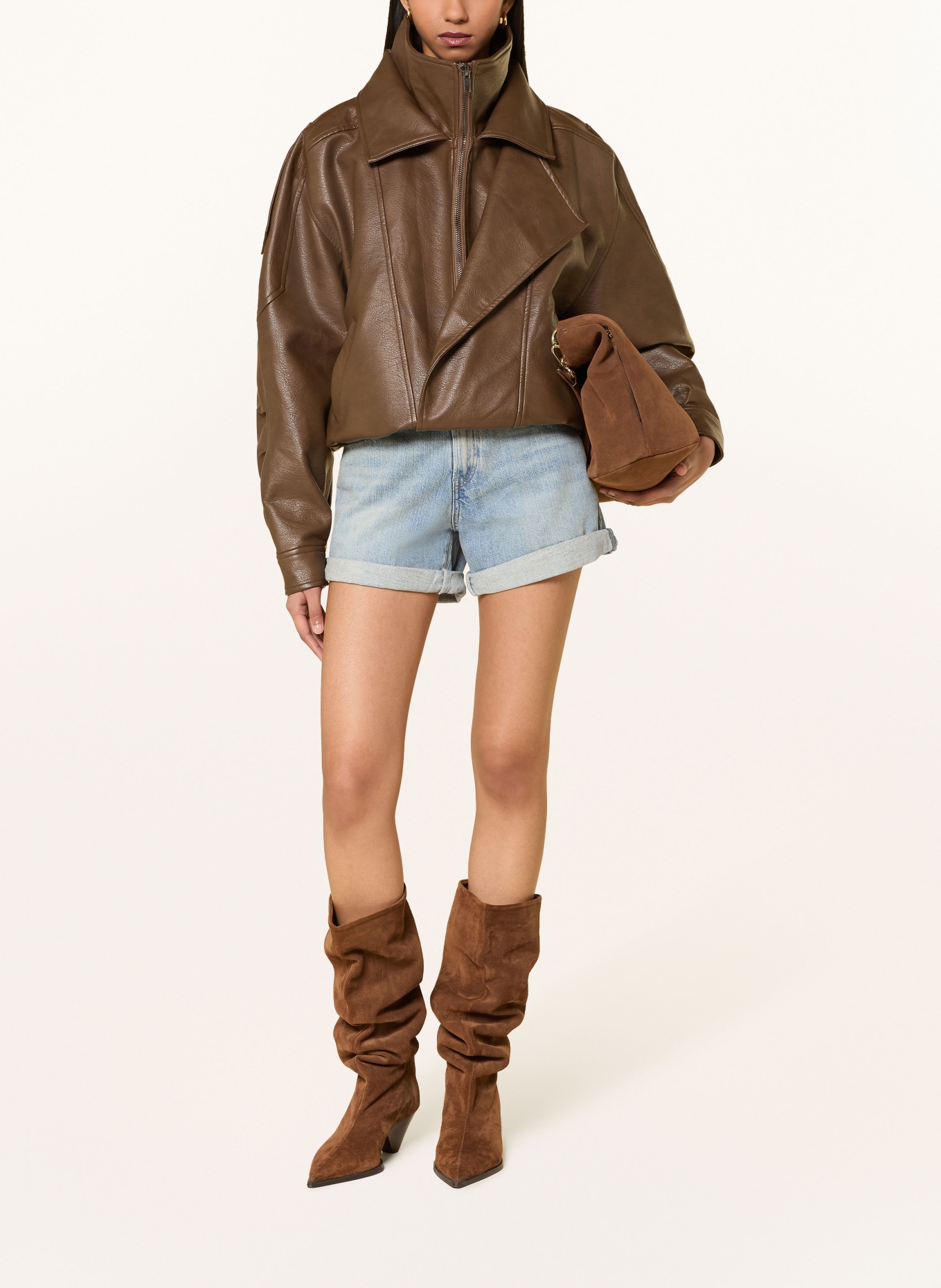 G-Star Džínové šortky JUDEE: H947 vintage bornite