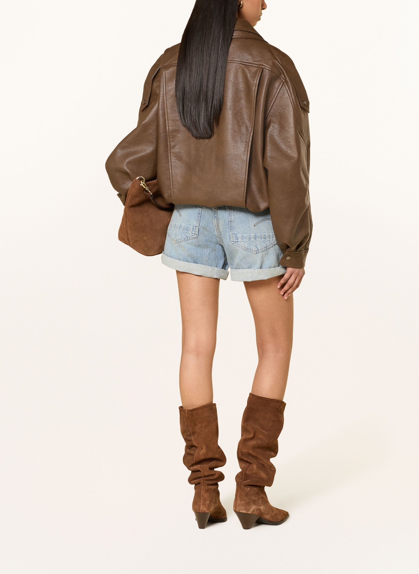 G-Star Džínové šortky JUDEE: H947 vintage bornite