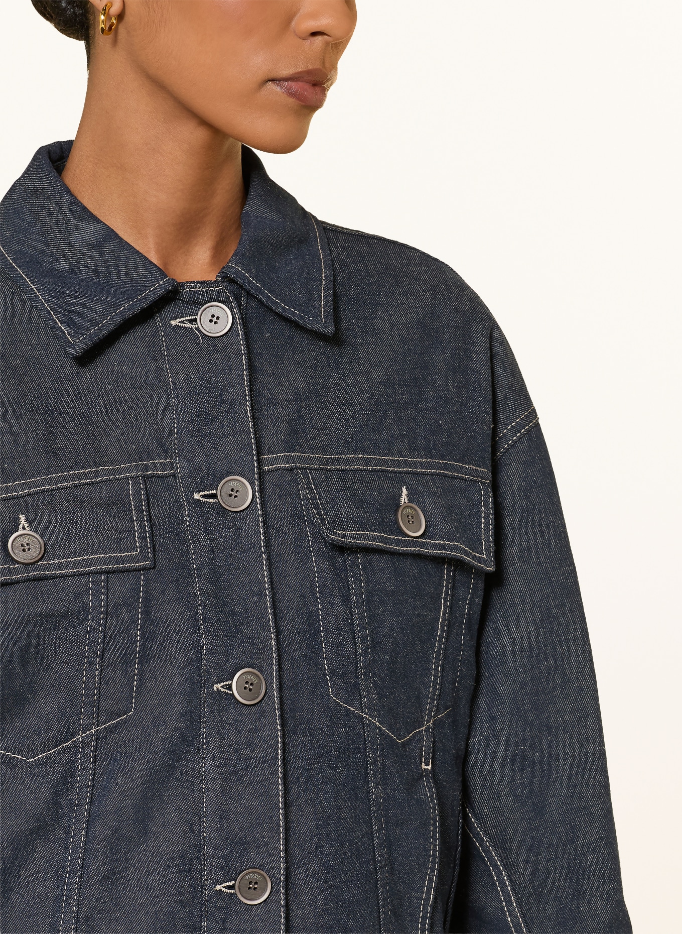 PESERICO Jeansjacke: 962 dark blue