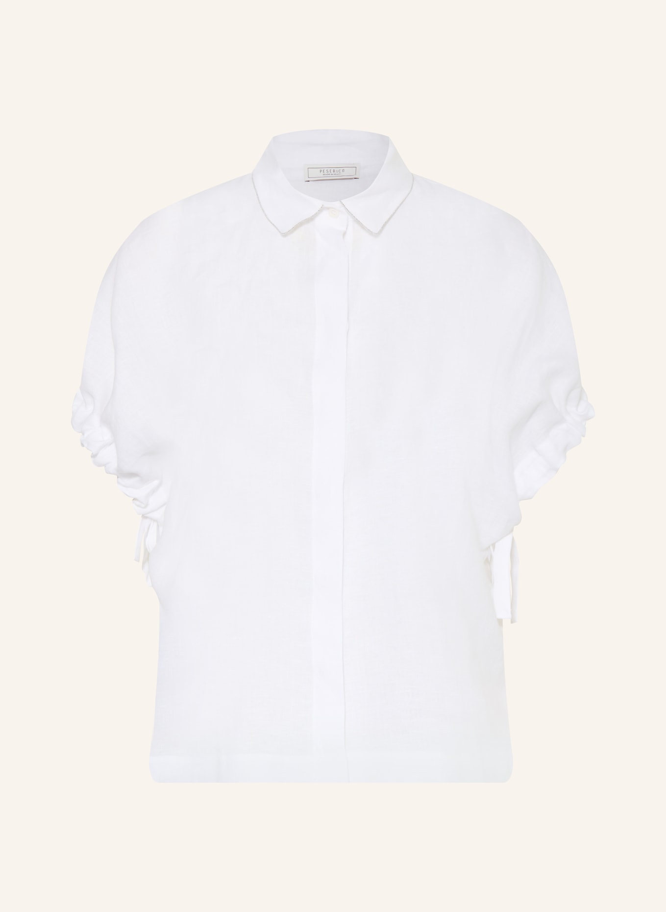 PESERICO Linnen overhemd: WIT