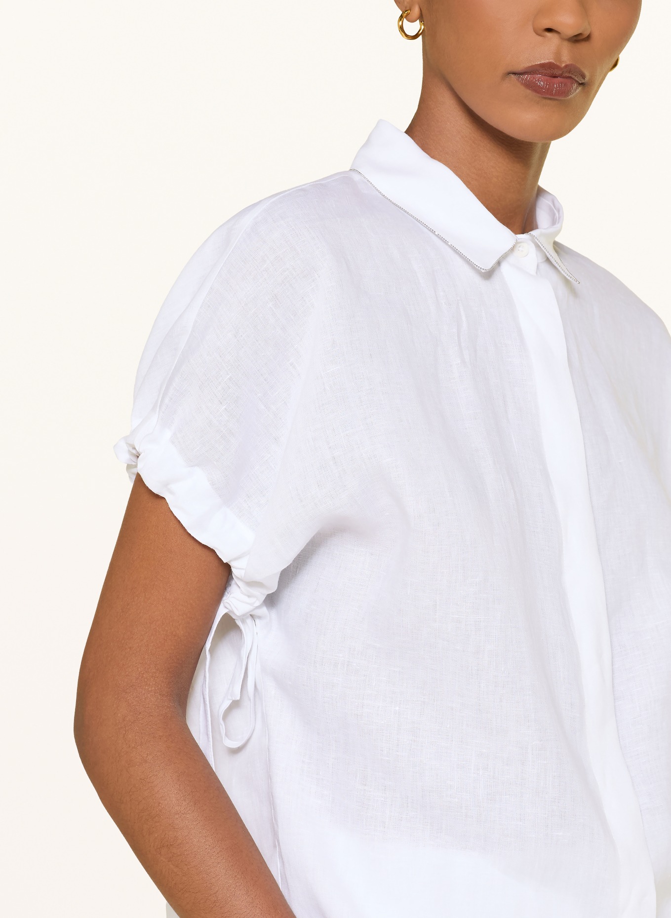 PESERICO Linnen overhemd: WIT