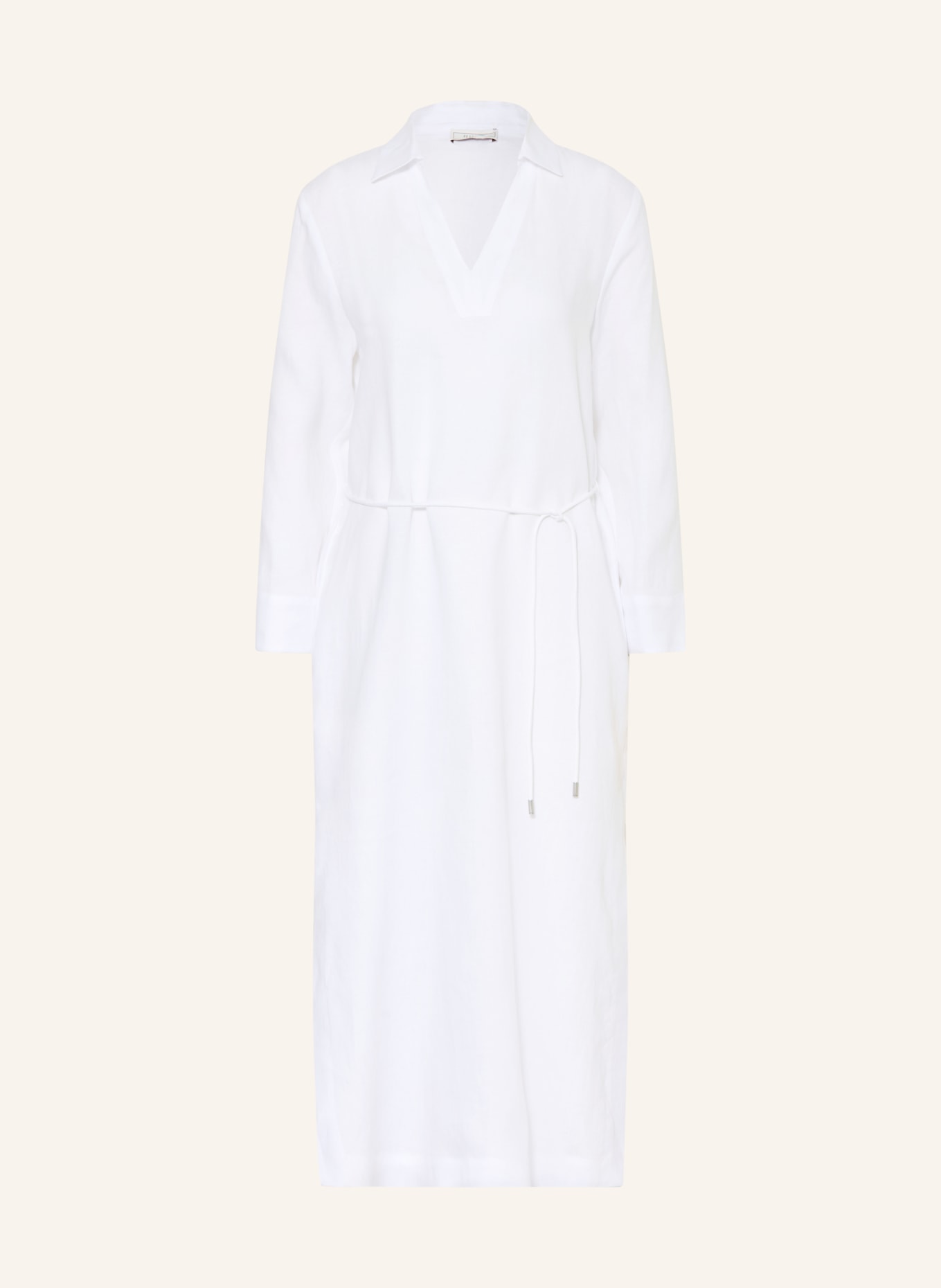 PESERICO sukienka z lnu: BIAŁY