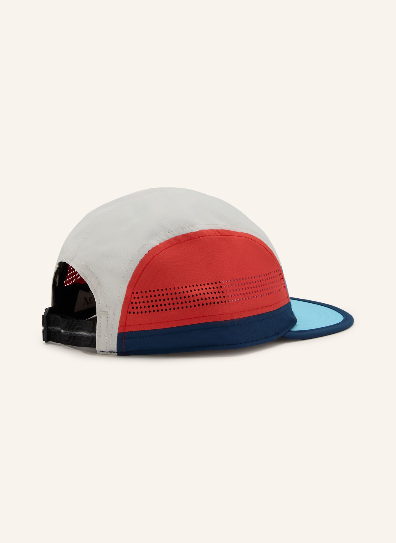 STETSON RETRO Cap: BLUE / LIGHT GRAY / RED