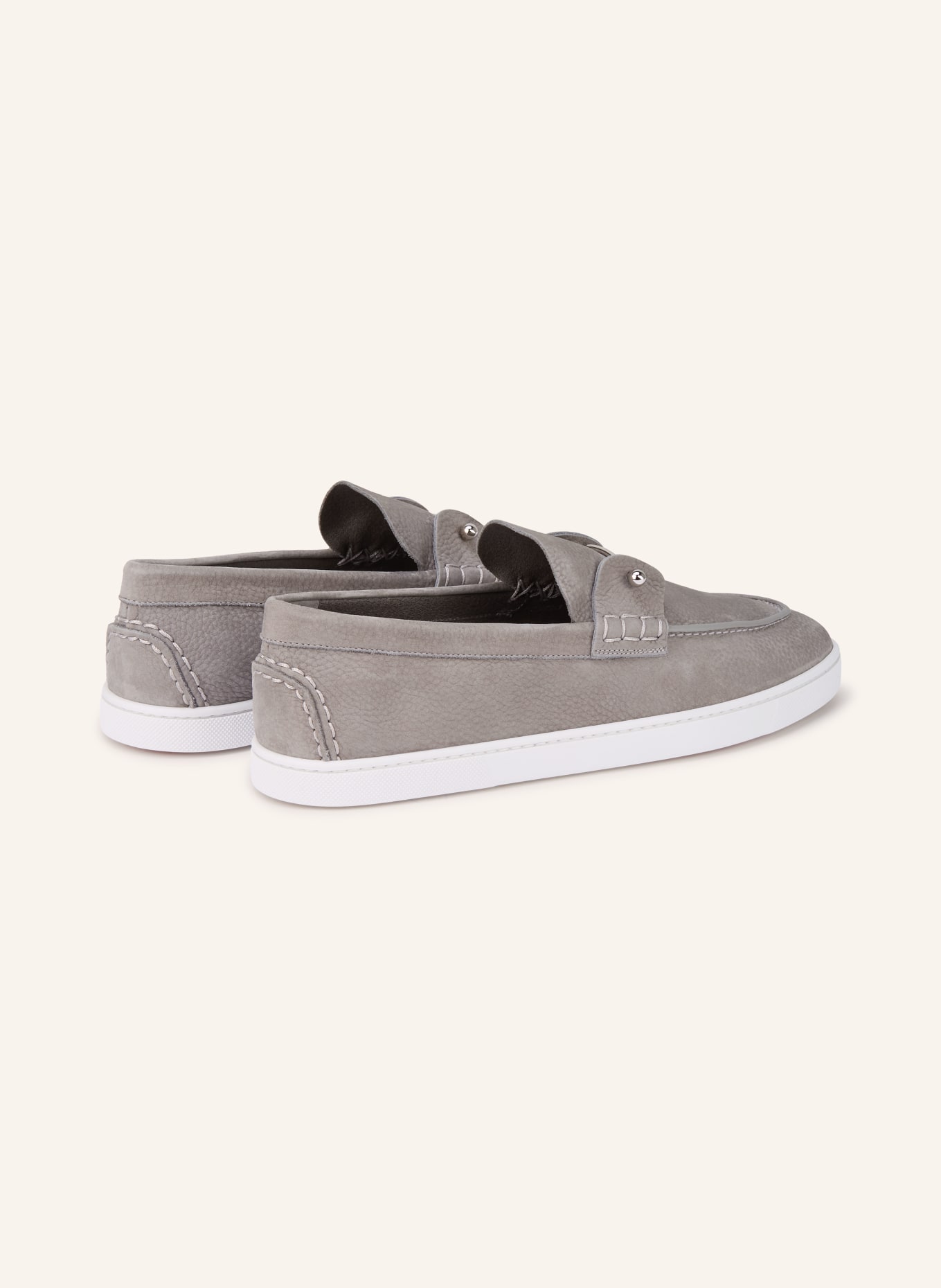 Christian Louboutin CHAMBELIBOAT loafers: GRAY