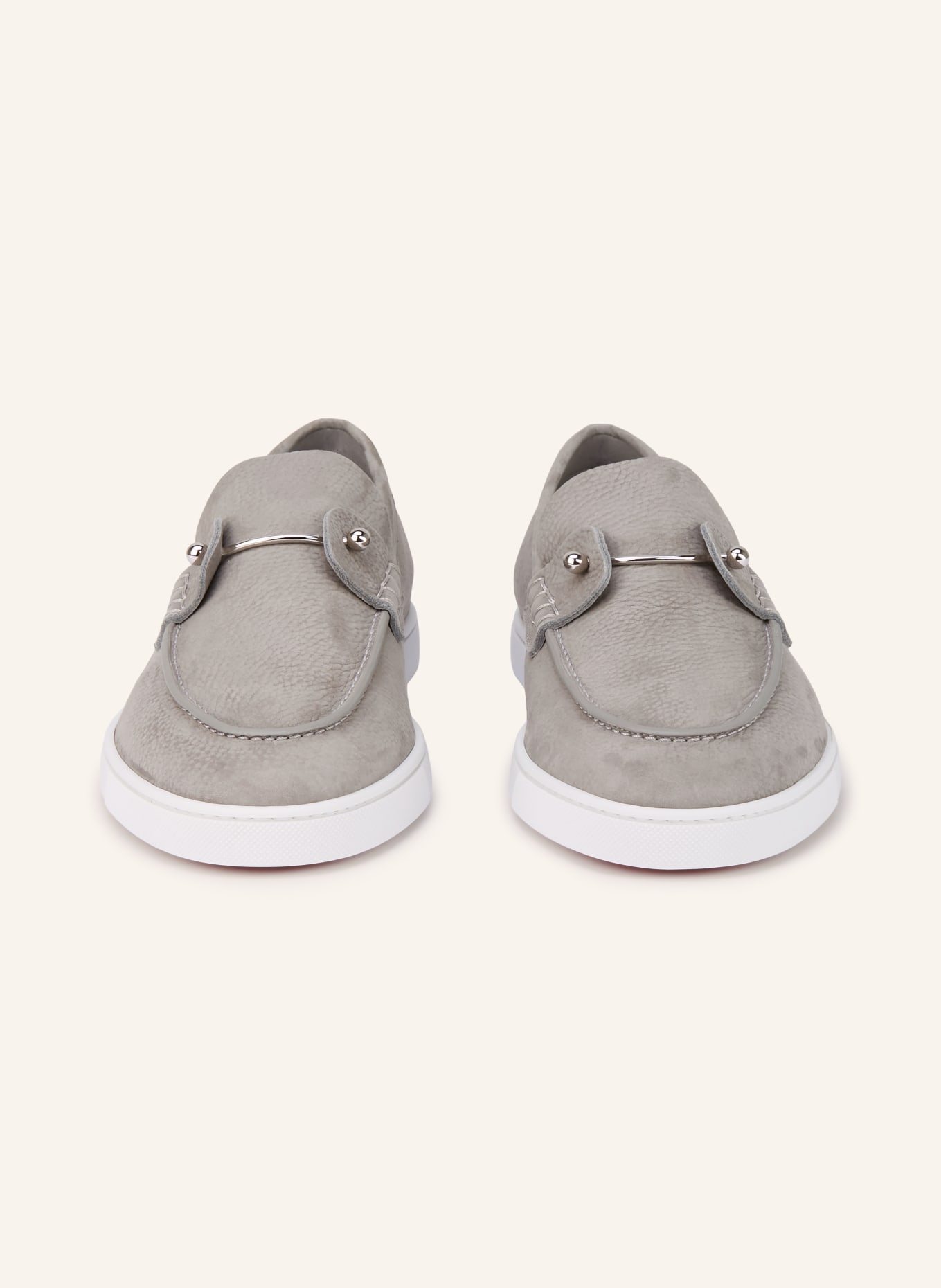 Christian Louboutin CHAMBELIBOAT loafers: GRAY