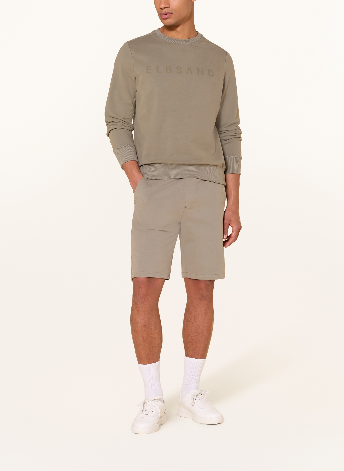 ELBSAND Sweatshorts NIAS: LICHTGRIJS