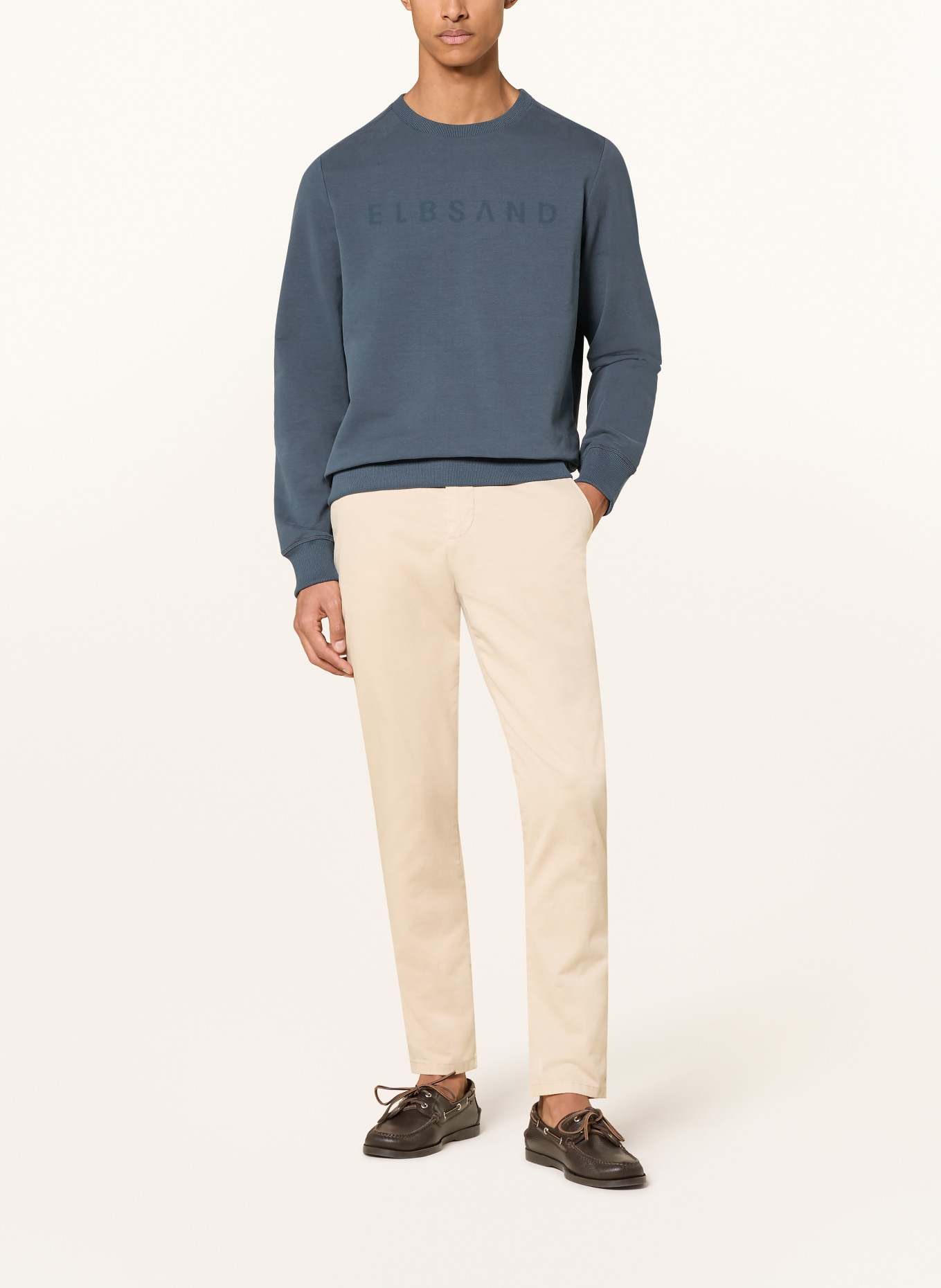 ELBSAND JARIS Regular Fit Sweatshirt: BLUE