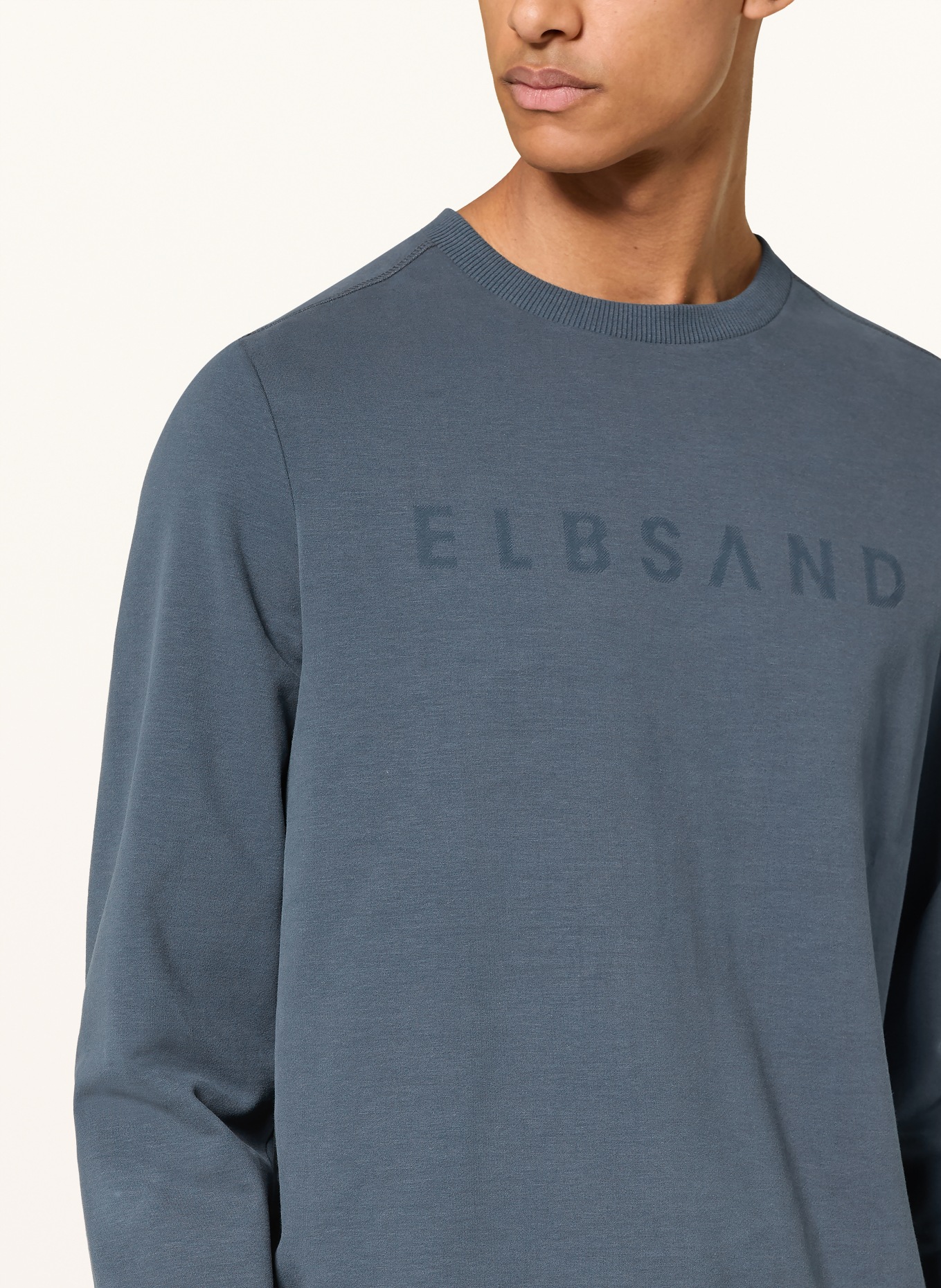 ELBSAND JARIS Regular Fit Sweatshirt: BLUE