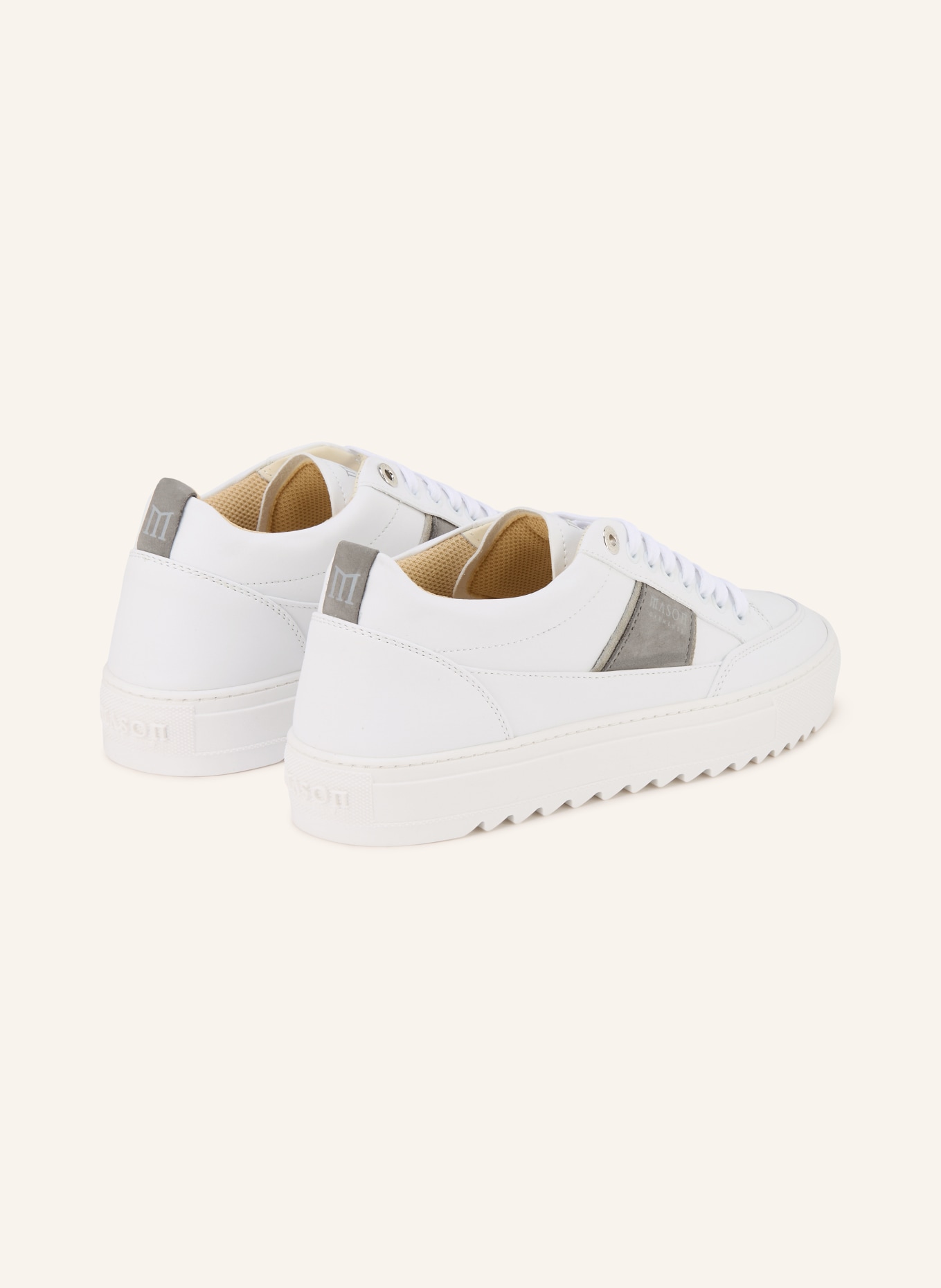 MASON GARMENTS TIA SPORT PRIMO Sneakers: WHITE / GRAY
