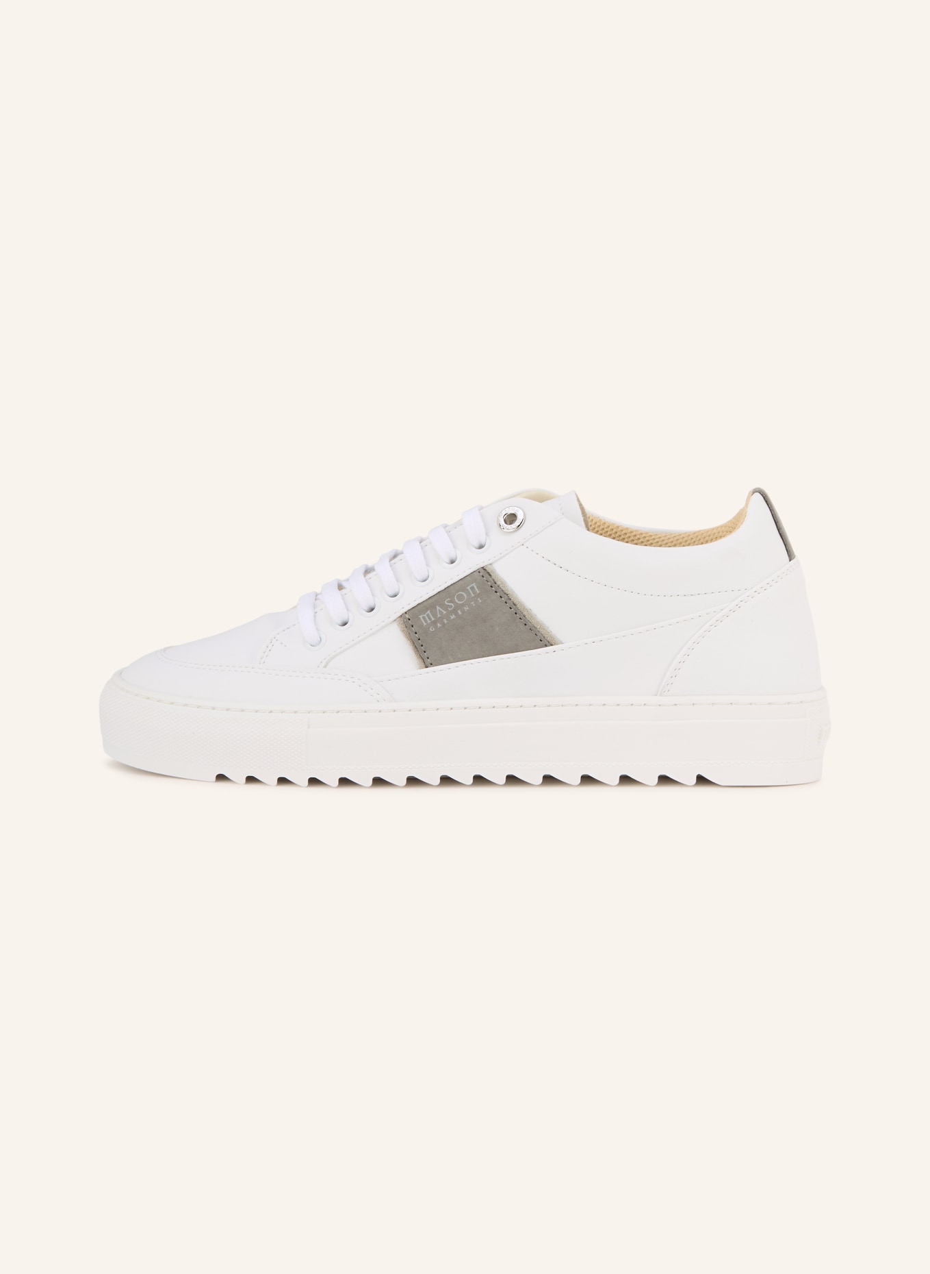 MASON GARMENTS TIA SPORT PRIMO Sneakers: WHITE / GRAY