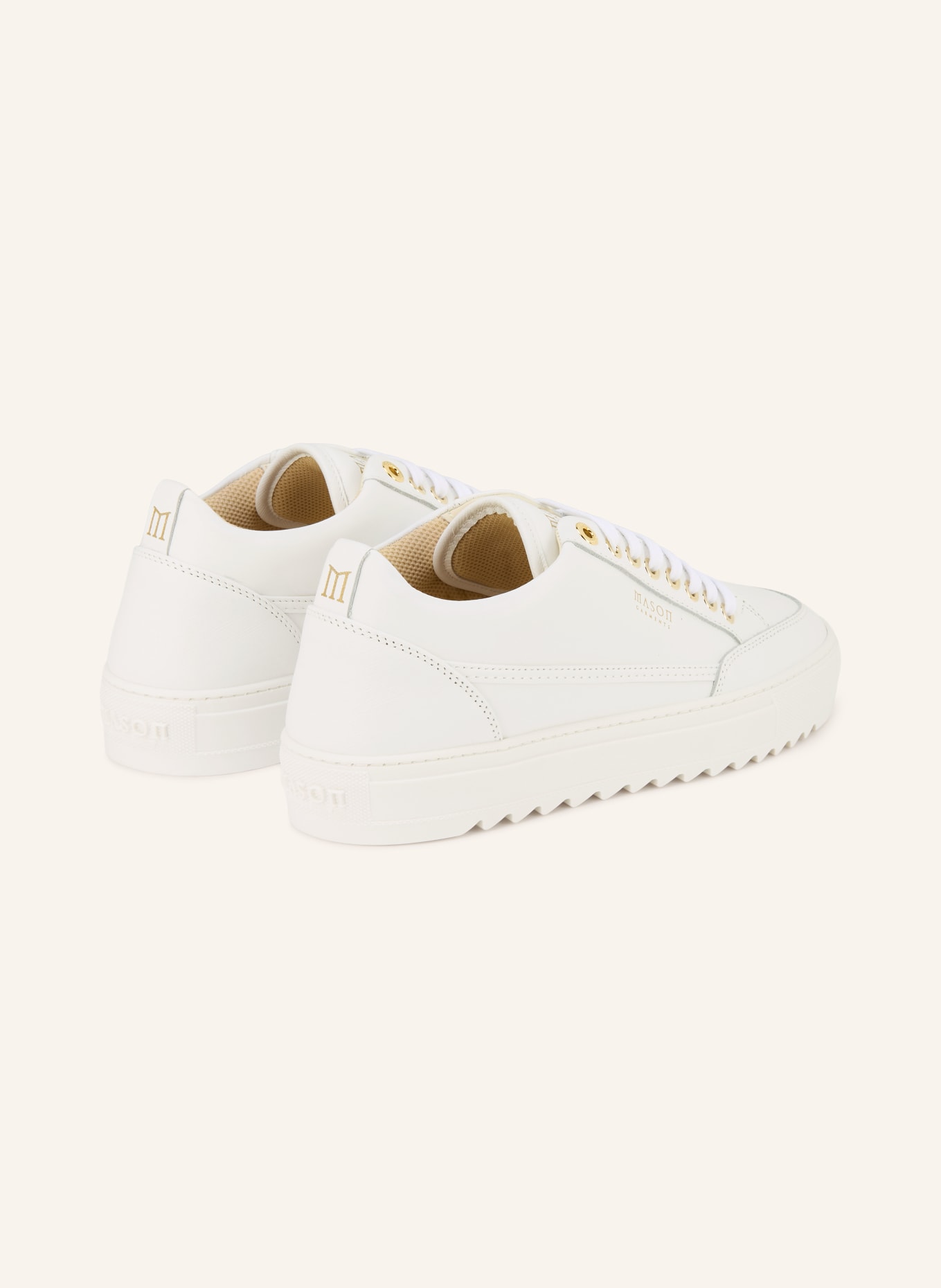 MASON GARMENTS Sneaker TIA: WEISS / GOLD