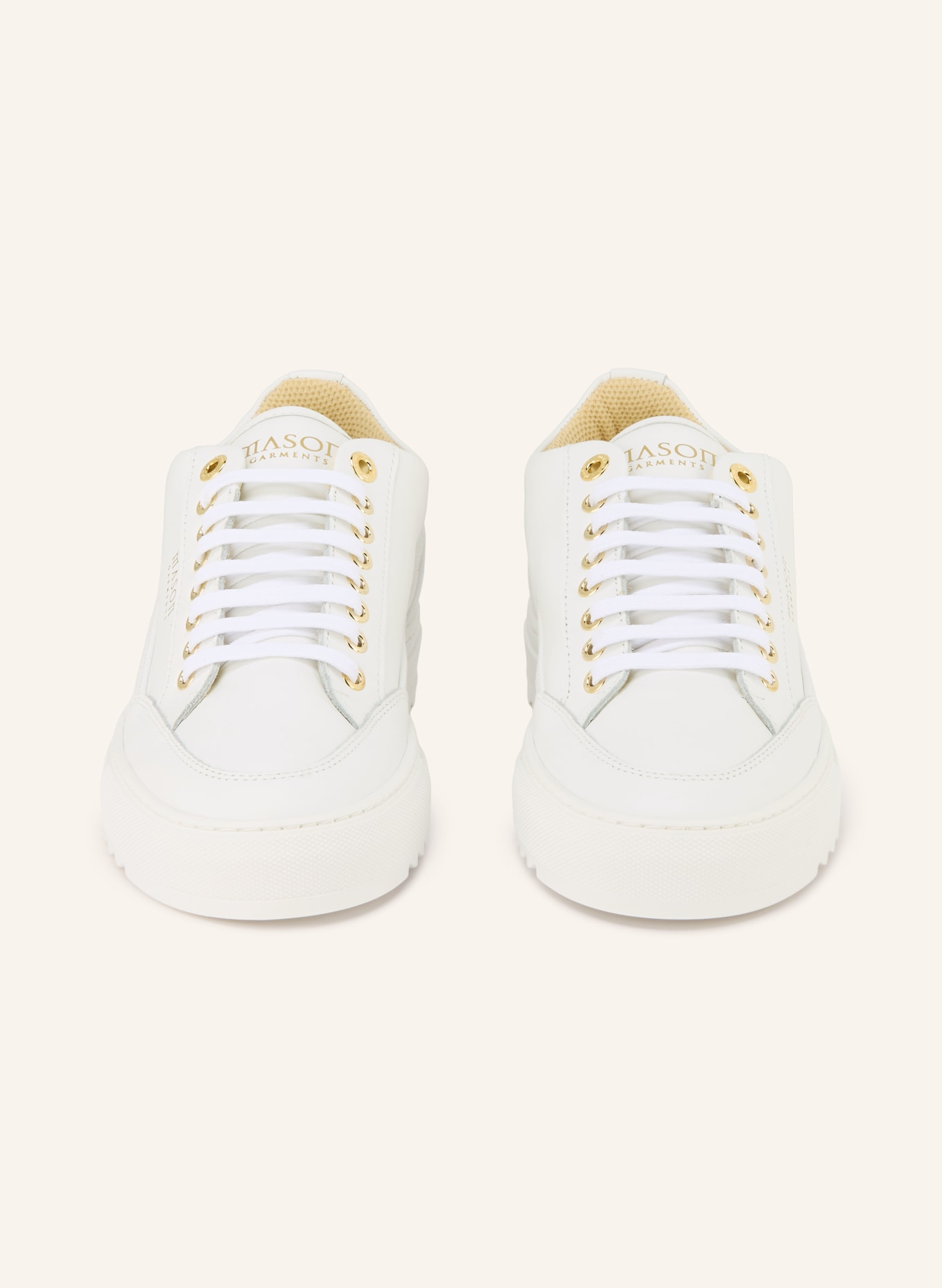 MASON GARMENTS Sneaker TIA: WEISS / GOLD