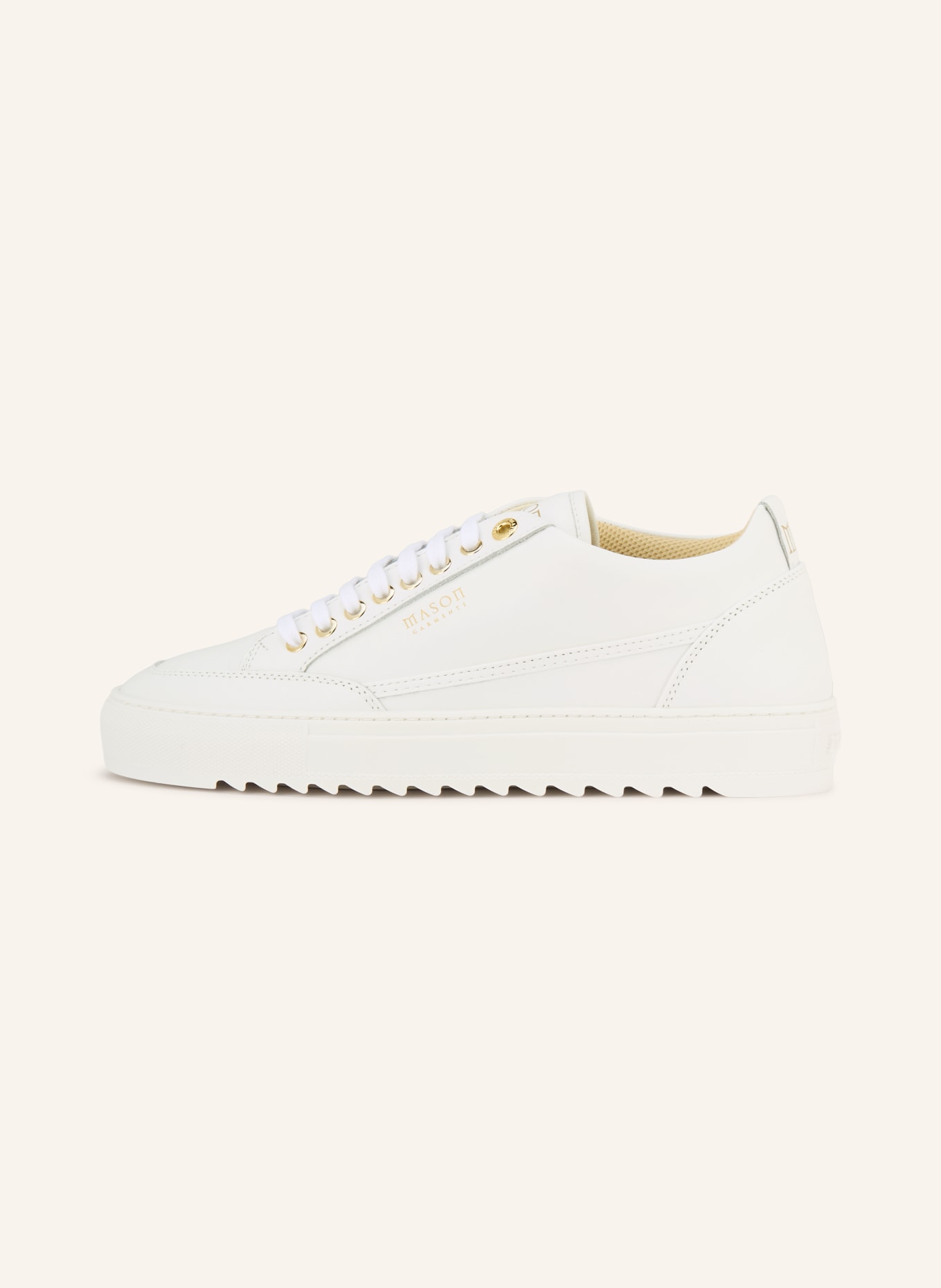 MASON GARMENTS Sneaker TIA: WEISS / GOLD