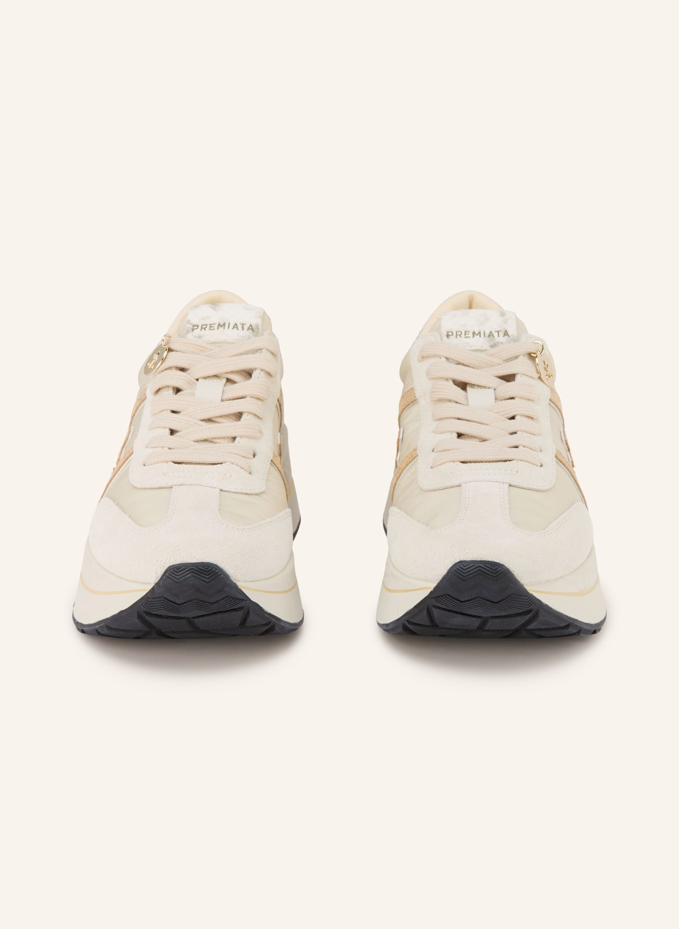 PREMIATA Sneakerzy WHITE BETHCOIN: KREMOWY