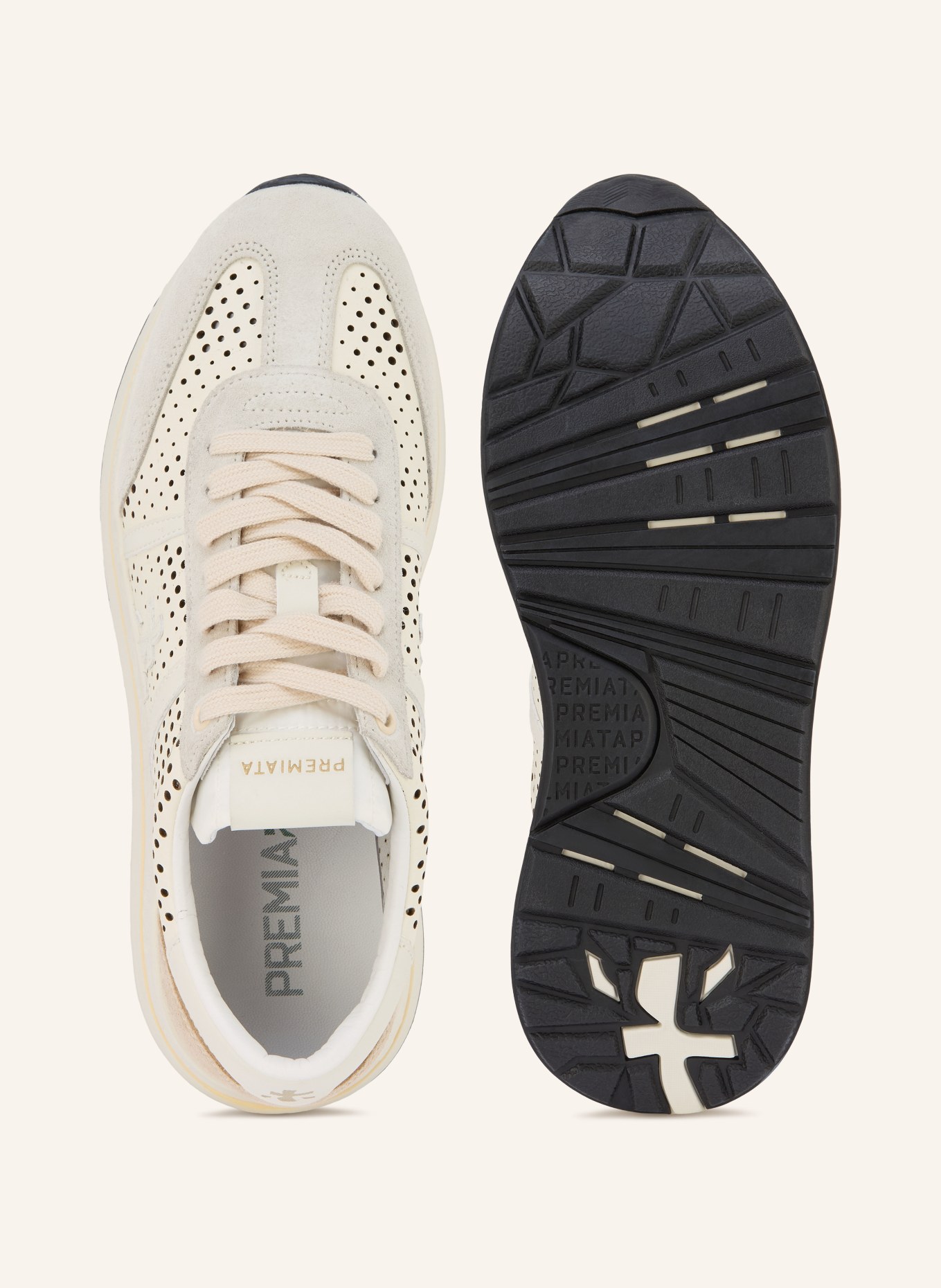 PREMIATA Sneaker BETHCOIN: CREME / BEIGE / HELLGRAU