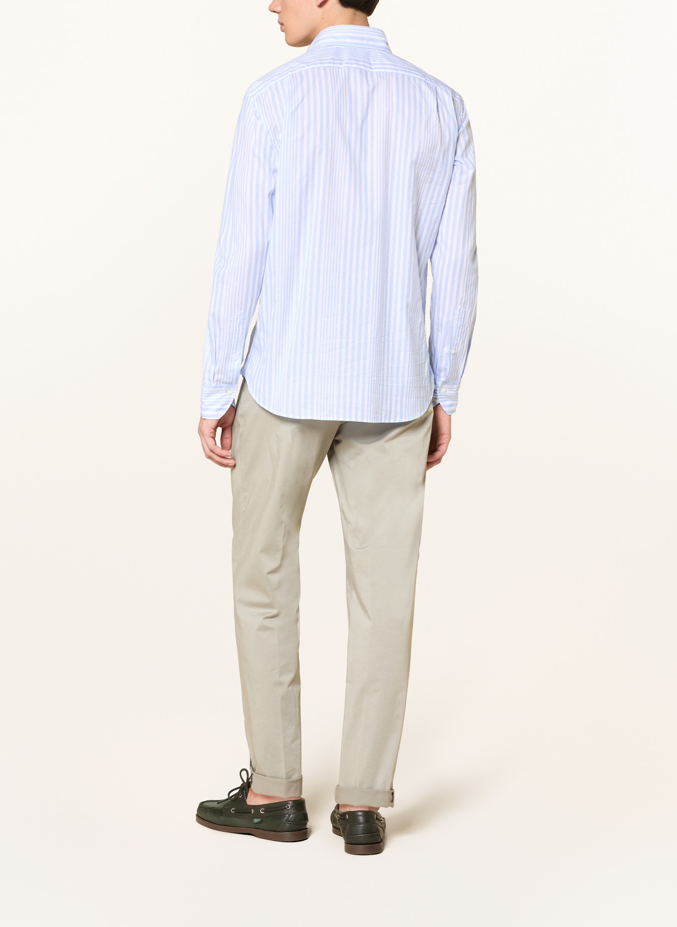 Stenströms Chemise coupe classique: BLEU CLAIR / BLANC