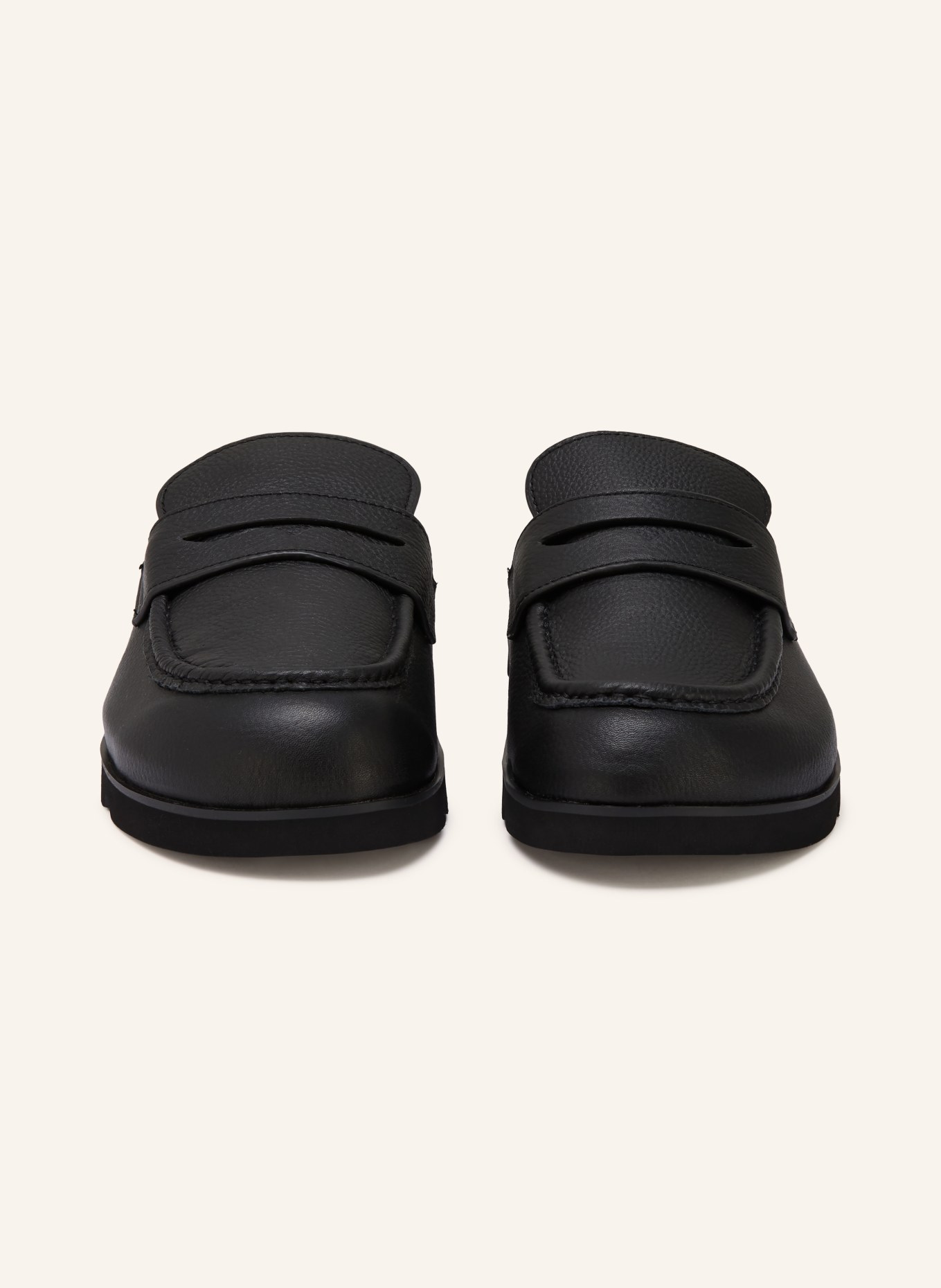 NAKED WOLFE CORD Mules: BLACK