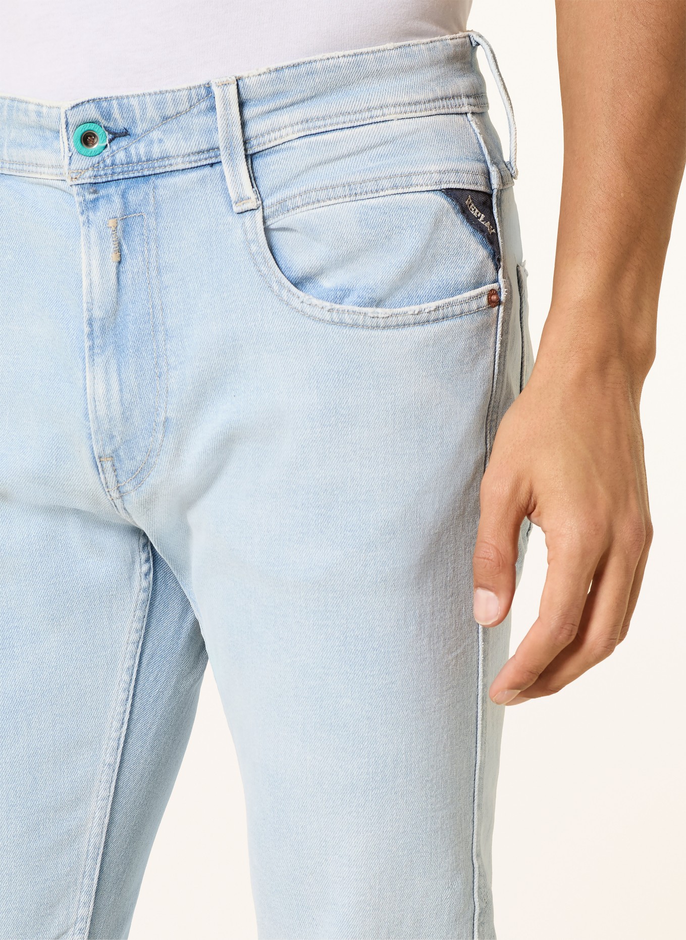 REPLAY Dżinsy ANBASS Slim Fit: 011 SUPERLIGHT BLUE