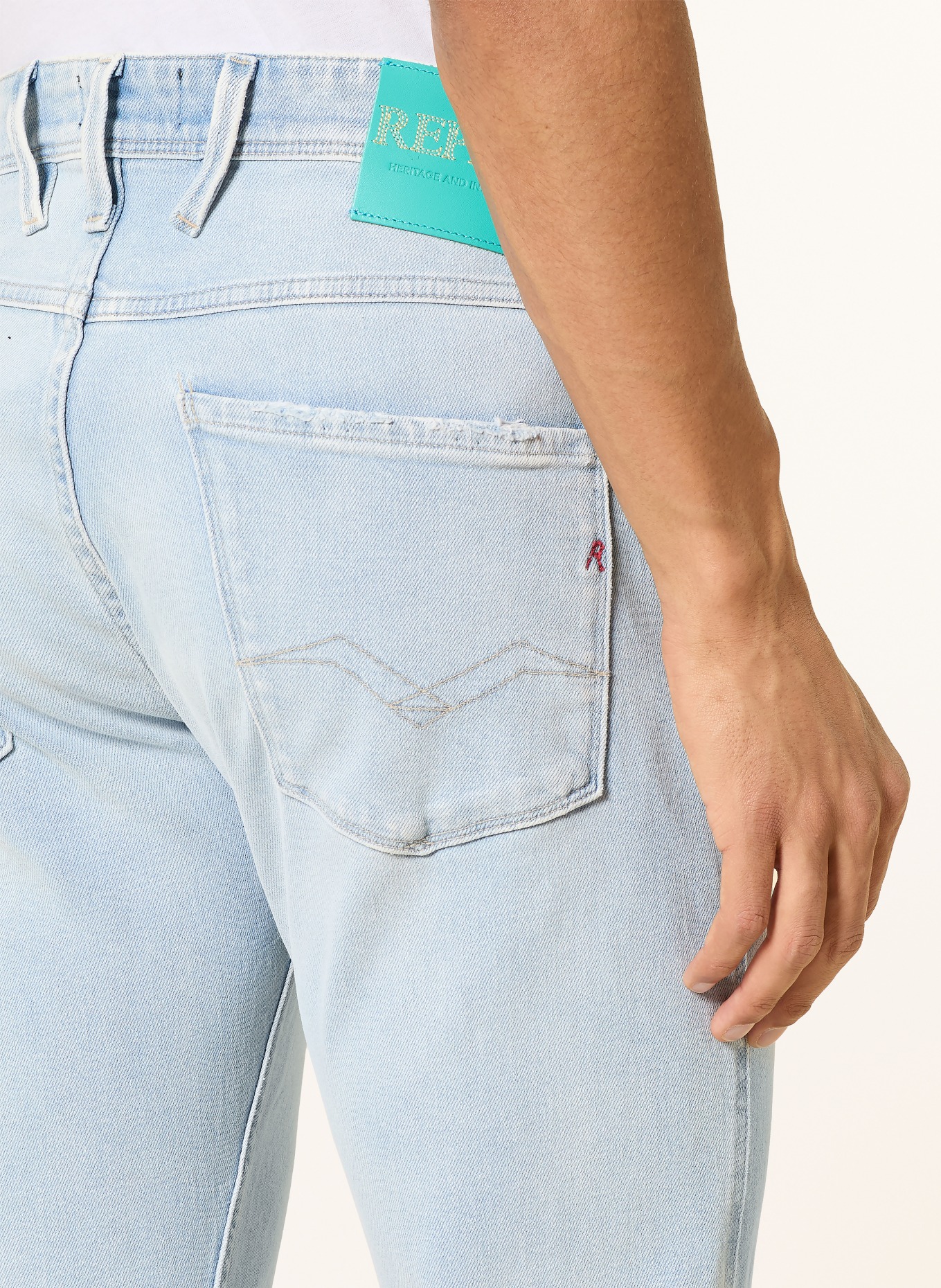 REPLAY Dżinsy ANBASS Slim Fit: 011 SUPERLIGHT BLUE