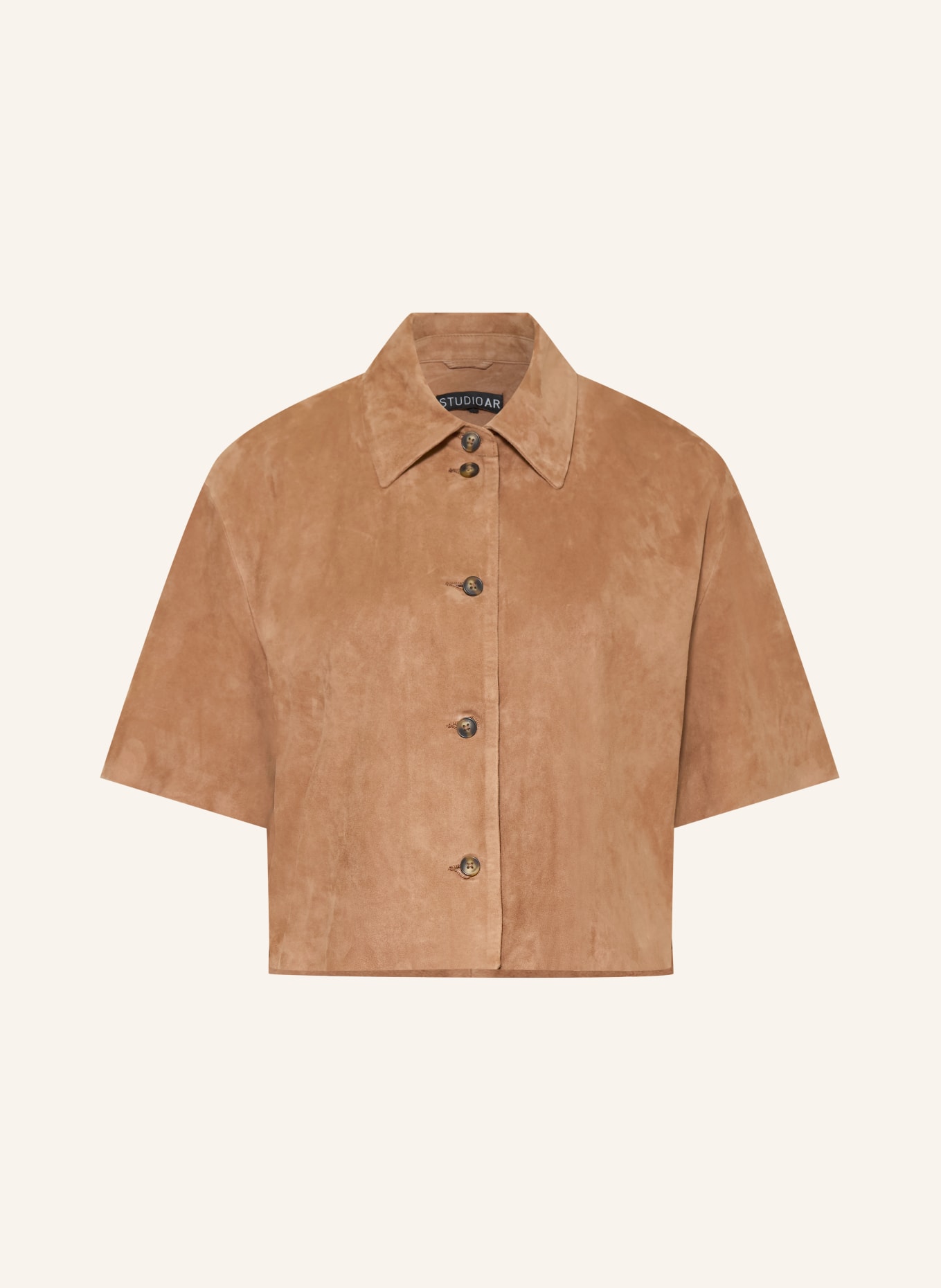 STUDIO AR Lederjacke EVELINE: COGNAC