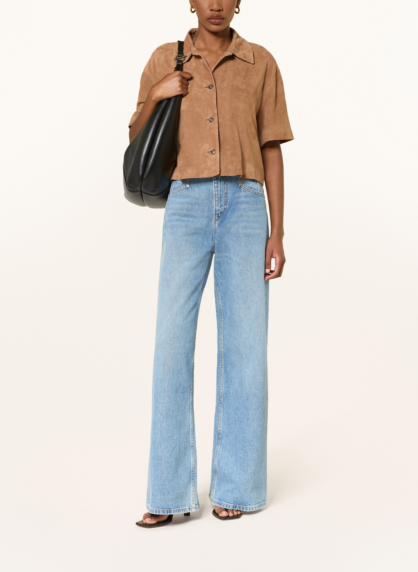 STUDIO AR Lederjacke EVELINE: COGNAC