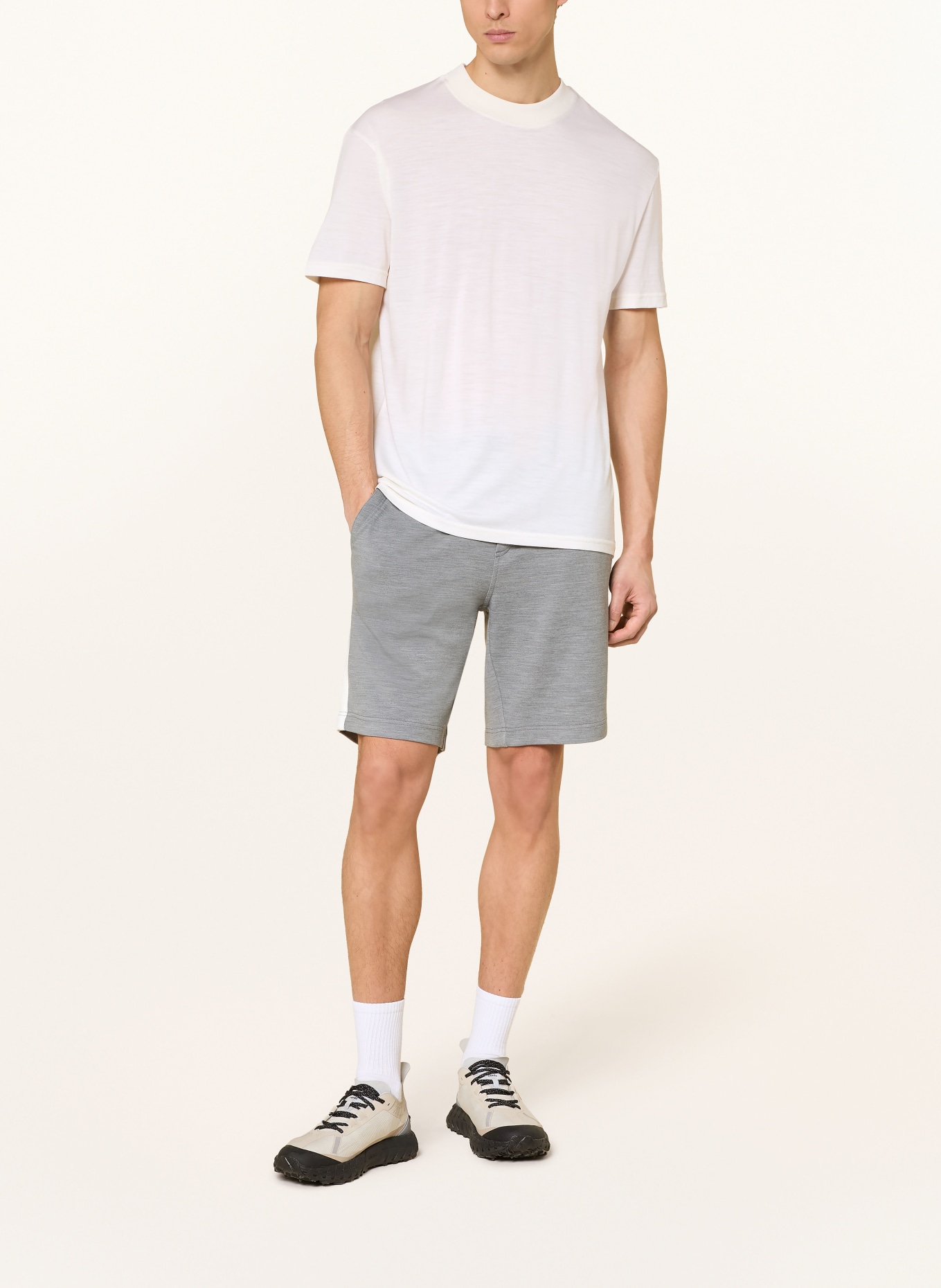 super.natural Koszulka funkcyjna CASUAL z wełny merino: BIAŁY