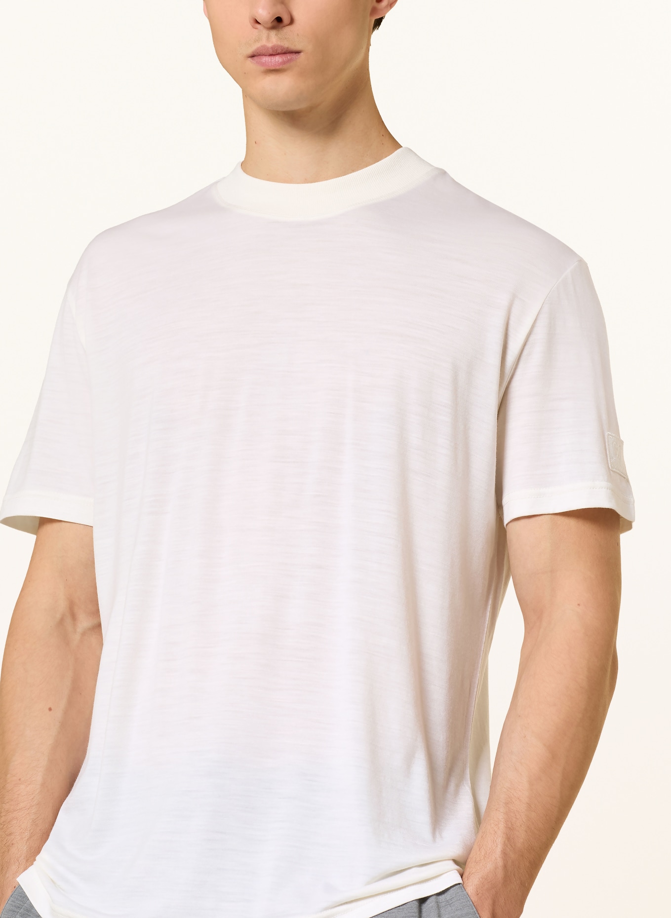 super.natural Koszulka funkcyjna CASUAL z wełny merino: BIAŁY