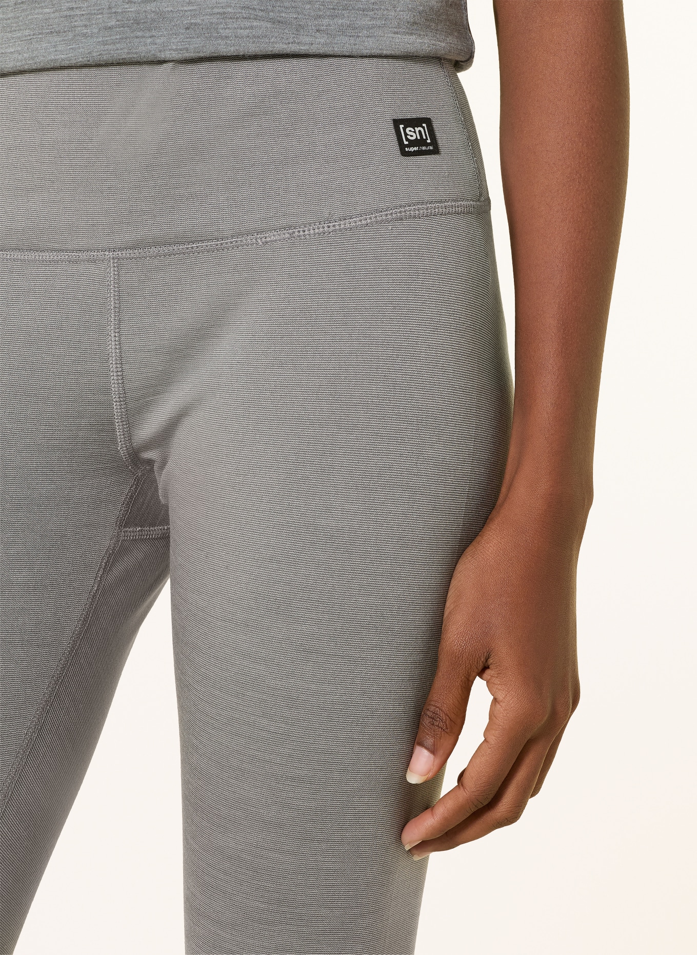 super.natural Tights SUPER TIGHTS met merinowol: GRIJS