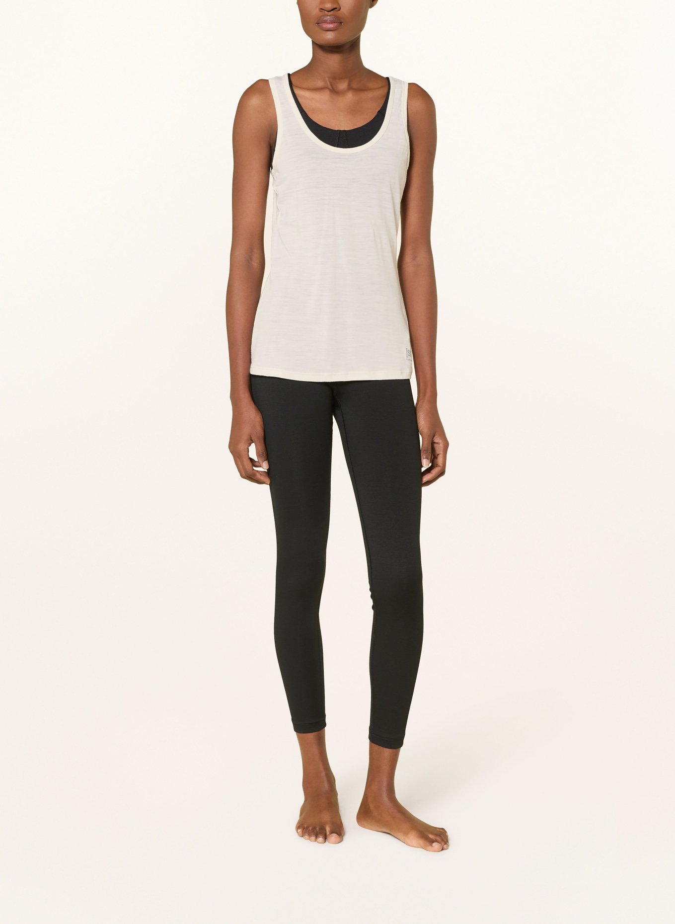 super.natural Tanktop SIERRA 140 mit Merinowolle: CREME