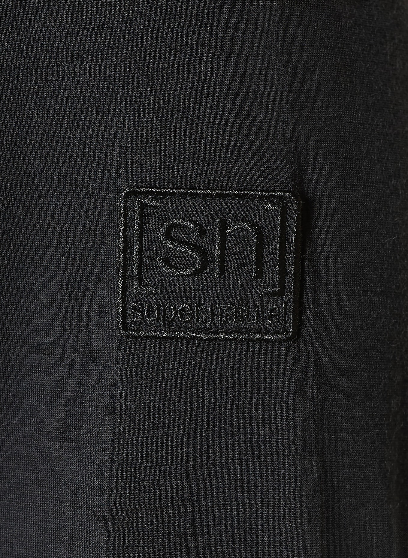 super.natural Longsleeve CASUAL mit Merinowolle: SCHWARZ