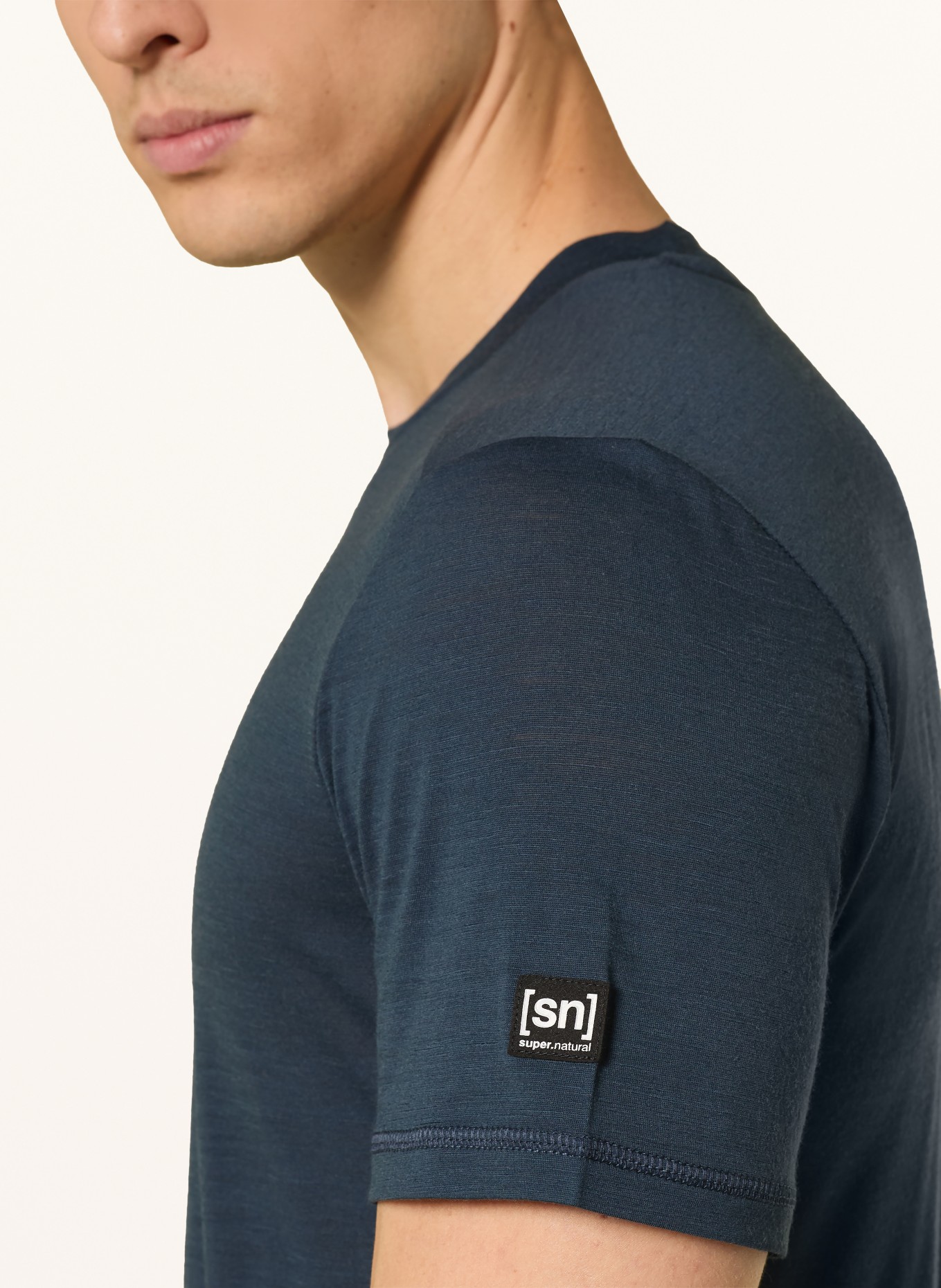 super.natural Koszulka funkcyjna ESSENTIAL z wełną merino: GRANATOWY