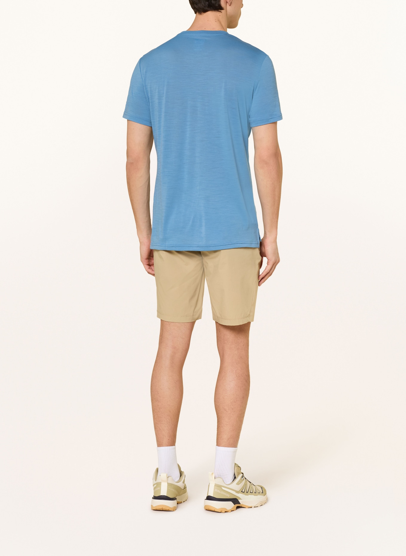 super.natural T-Shirt BETTER BIKE mit Merinowolle: BLAU