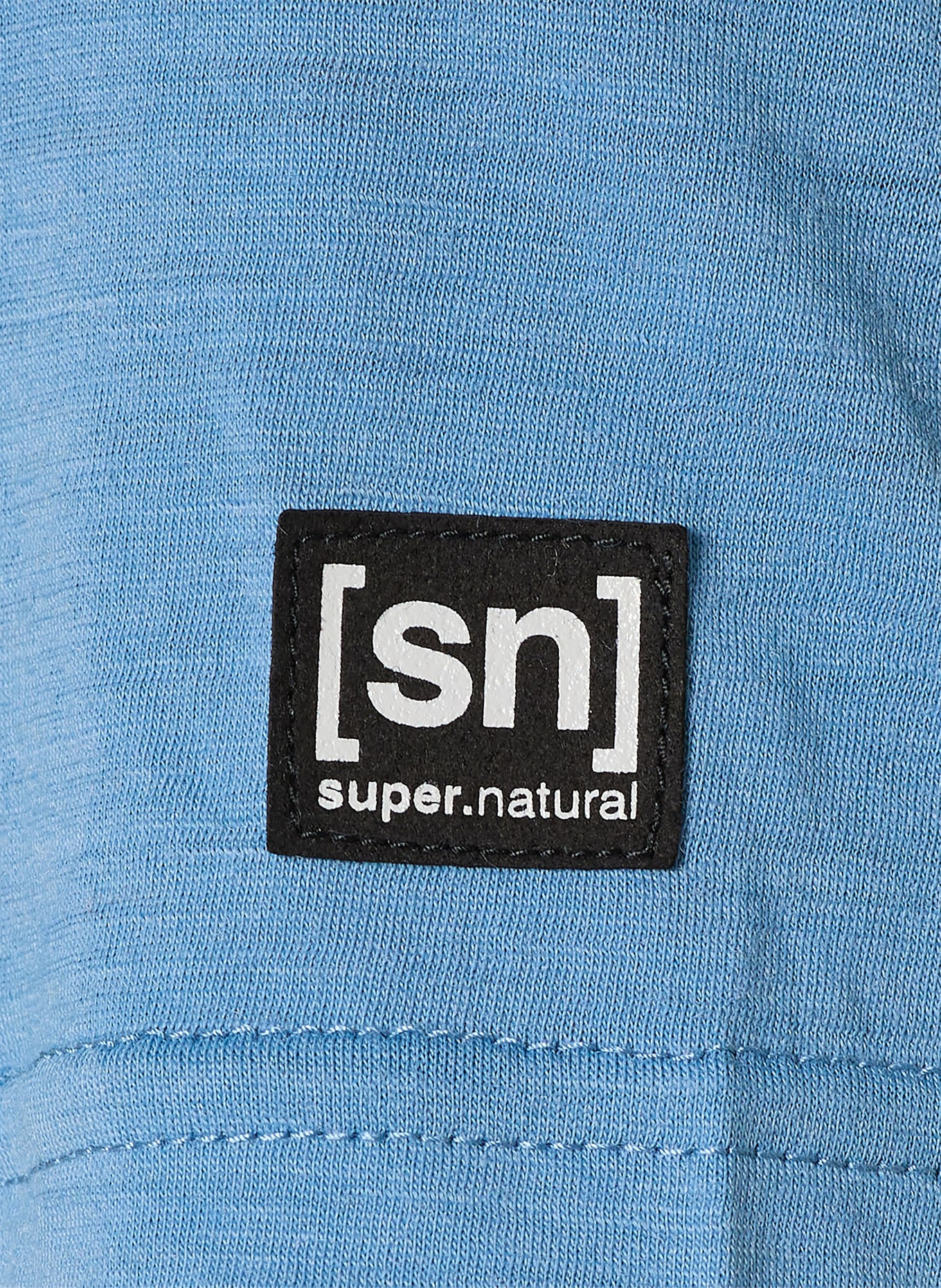 super.natural T-Shirt BETTER BIKE mit Merinowolle: BLAU