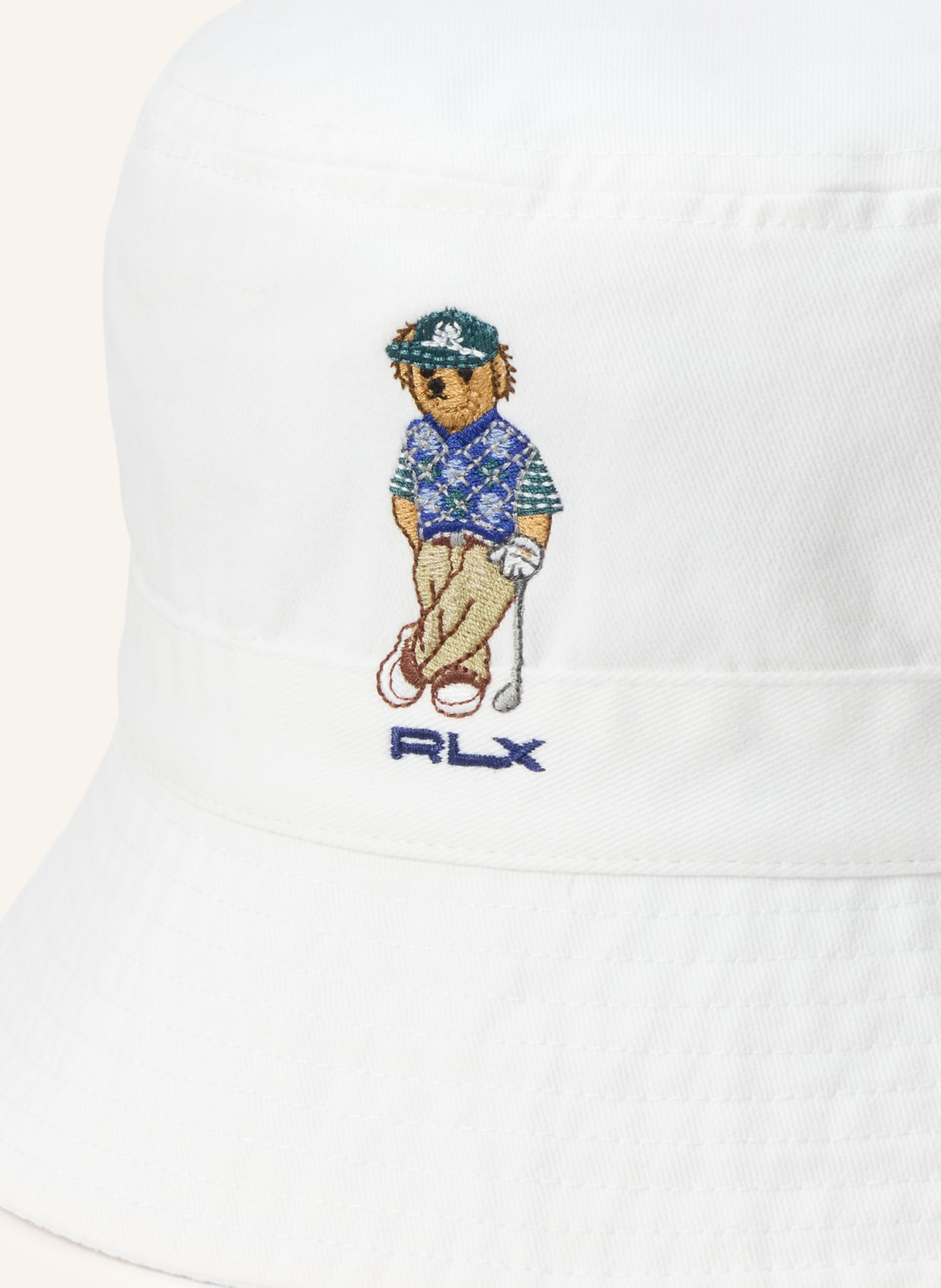 RLX RALPH LAUREN Bucket Hat: WHITE
