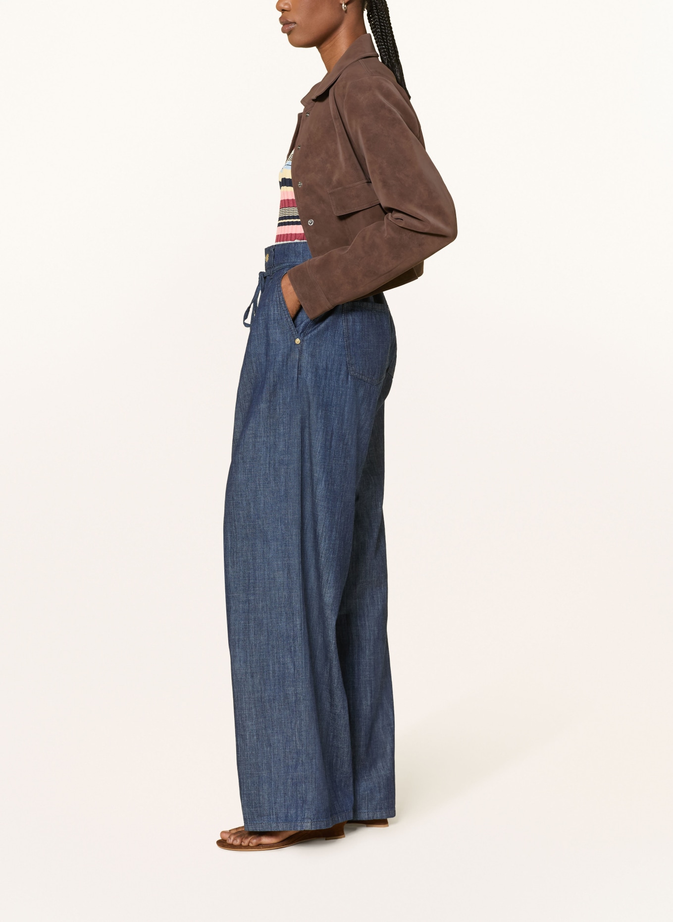 CAMBIO ALINA Wide-Leg Jeans: 5202 eco rinsed