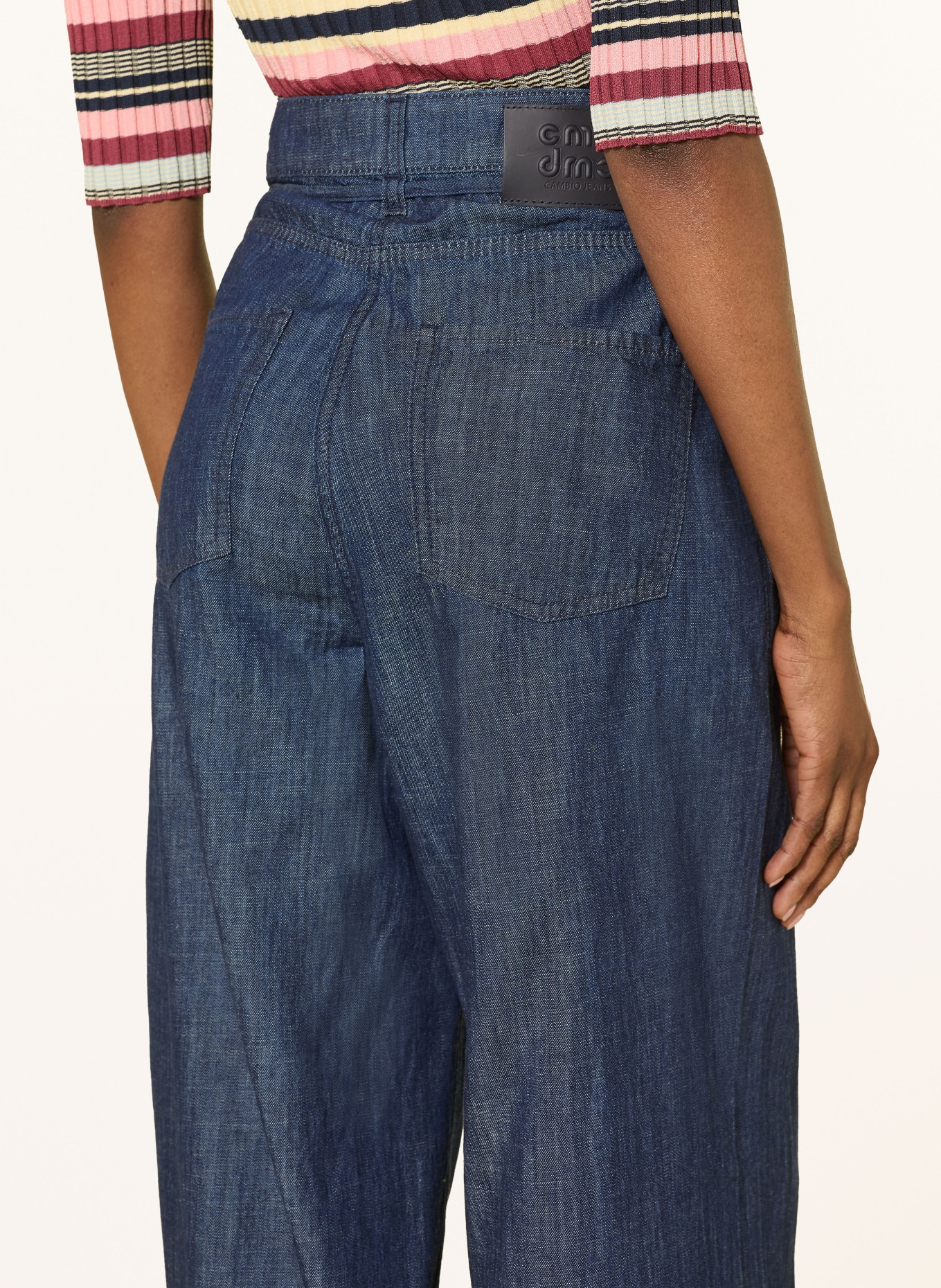 CAMBIO ALINA Wide-Leg Jeans: 5202 eco rinsed