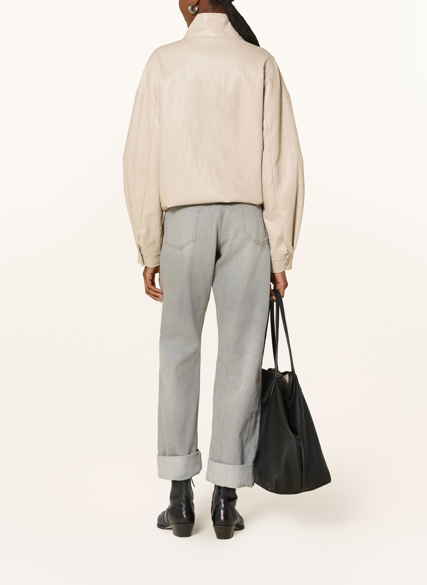 REPLAY Boyfriend Jeans AUBRY: 095 light grey