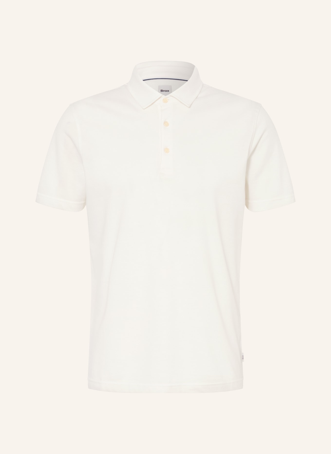 BRAX Piqué polo shirt PEPE: CREAM