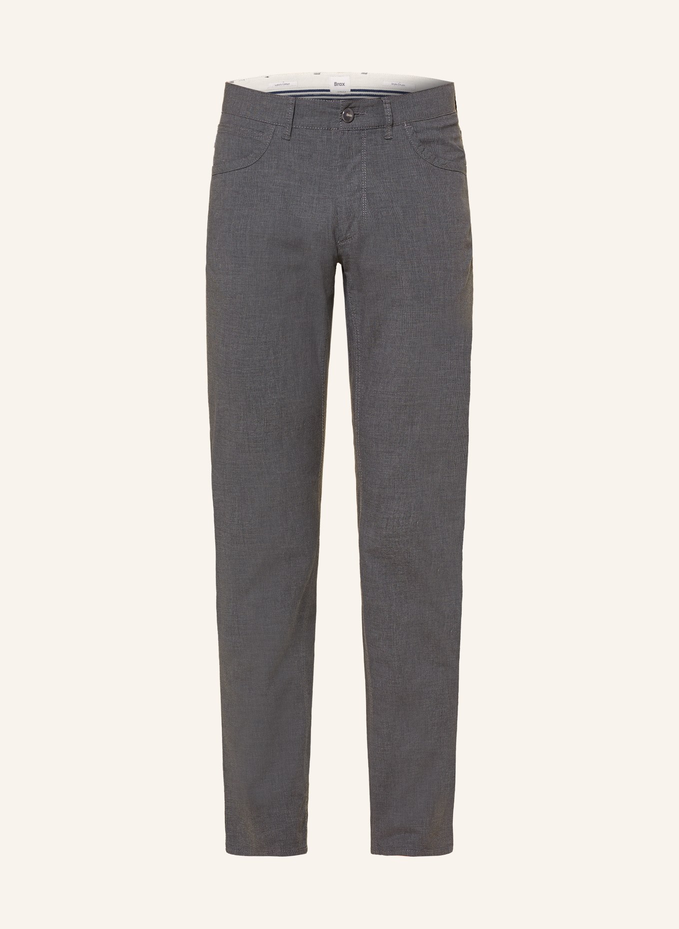 BRAX Chino CHUCK DX Modern Fit: DONKERGRIJS